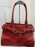 Orange Coach Handbag