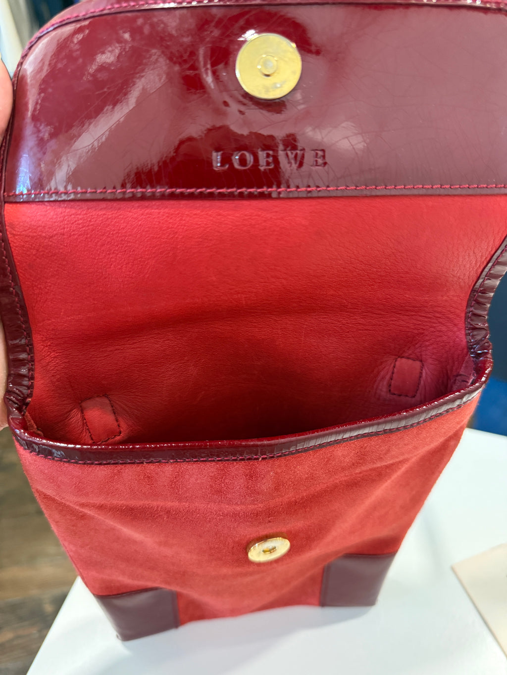 Loewe Suede Crossbody