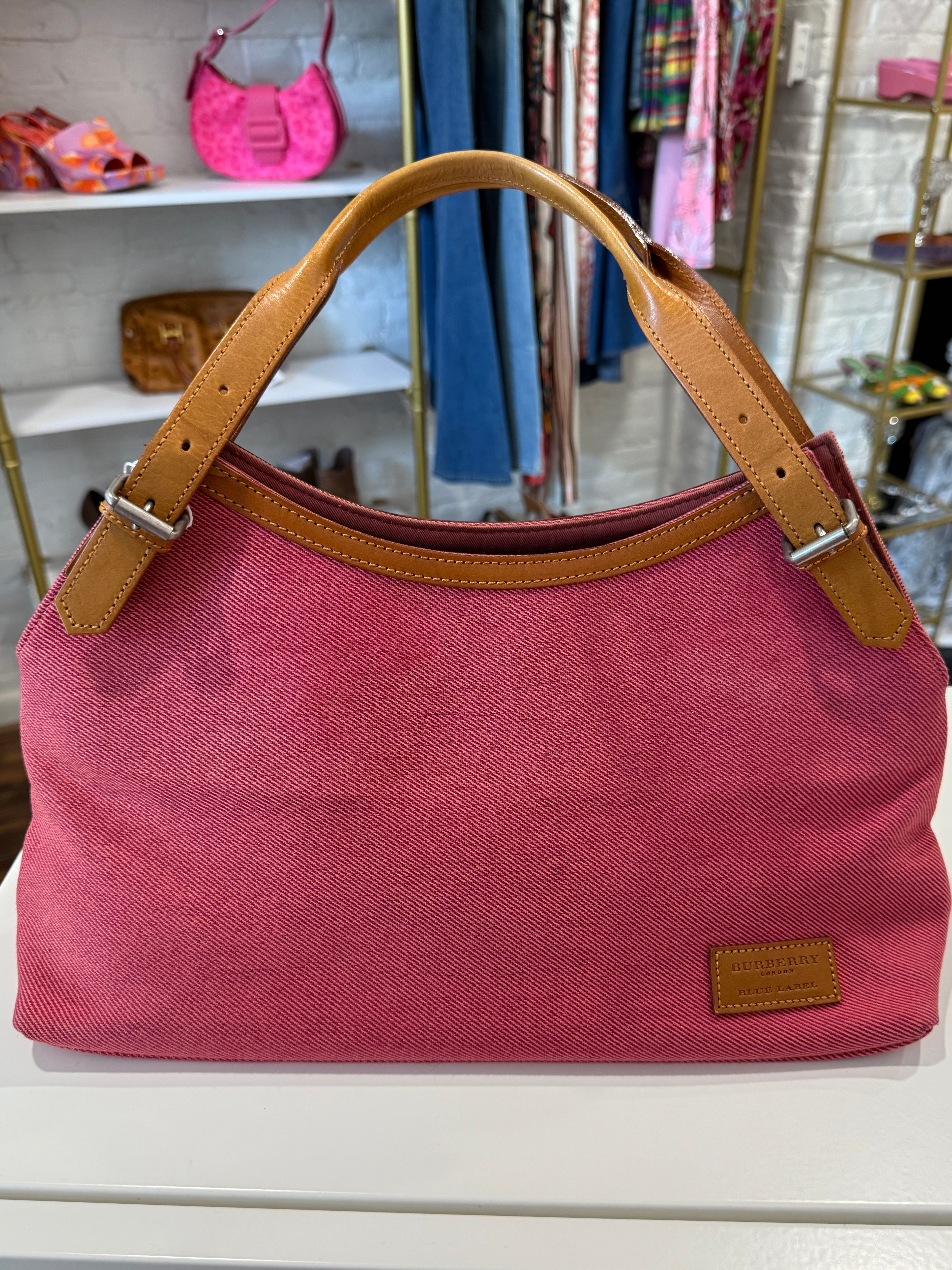 Burberry London Blue label pink