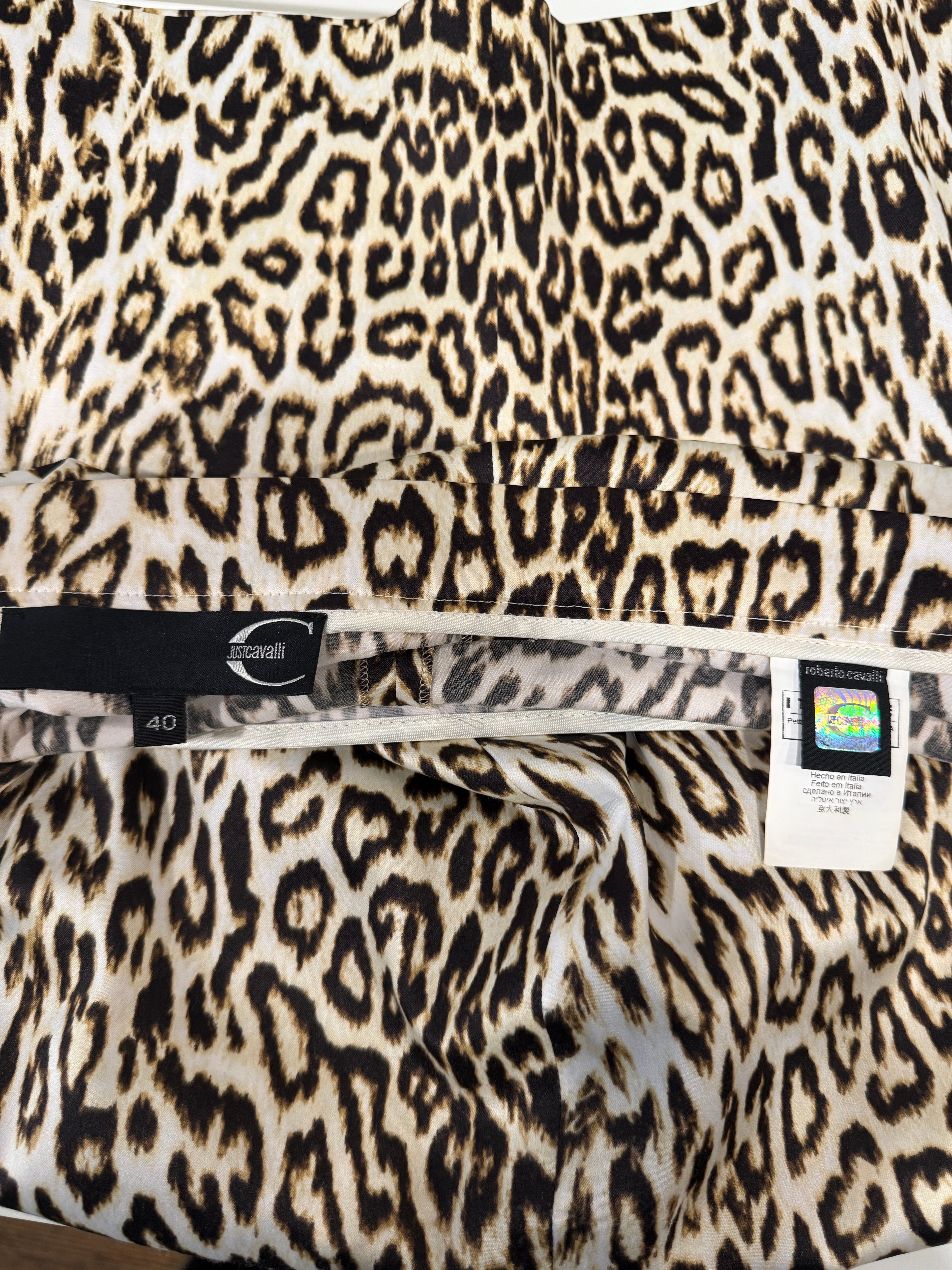 Cavalli Cheetah Print Skirt