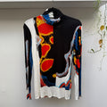 Ambush Abstract Print Top