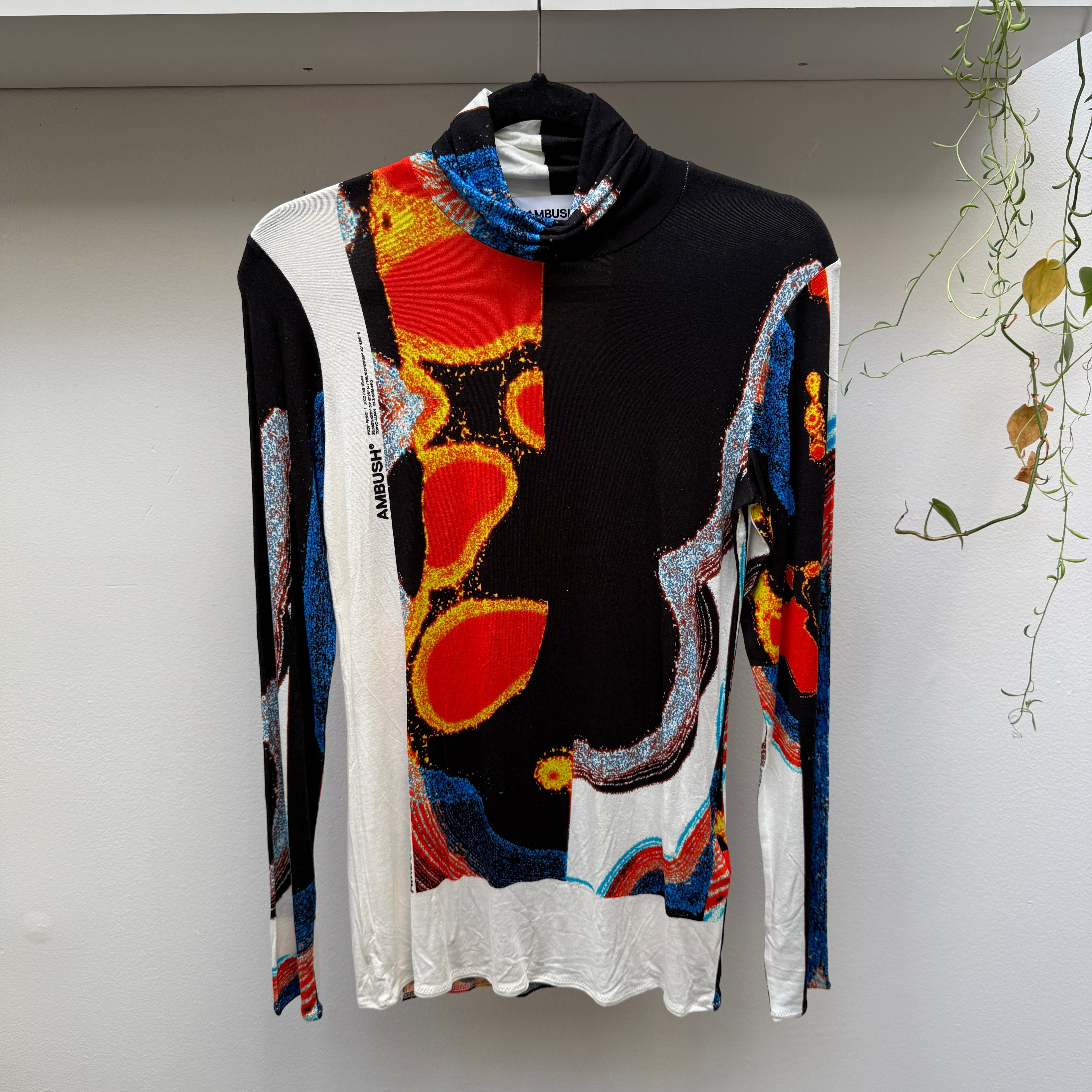 Ambush Abstract Print Top