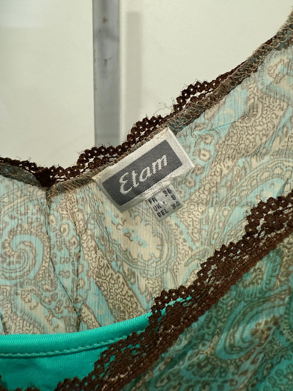 French Silk Teal Paisley Set