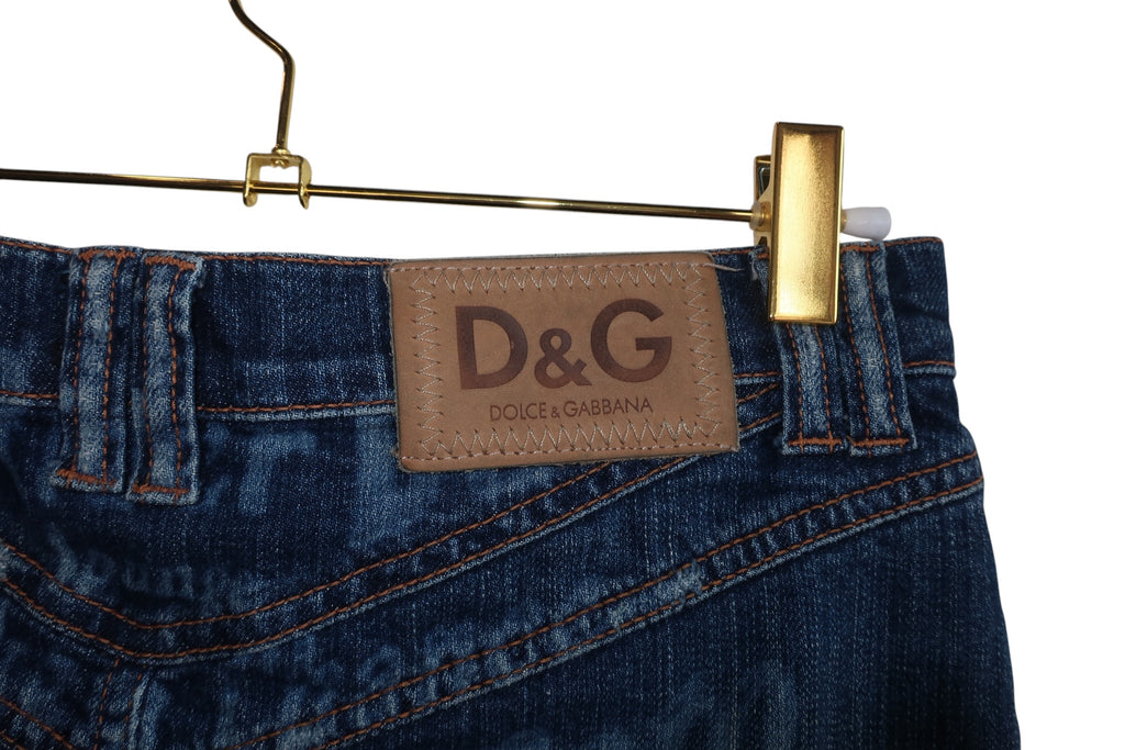 Dolce Gabbana Mini  Denim Skirt