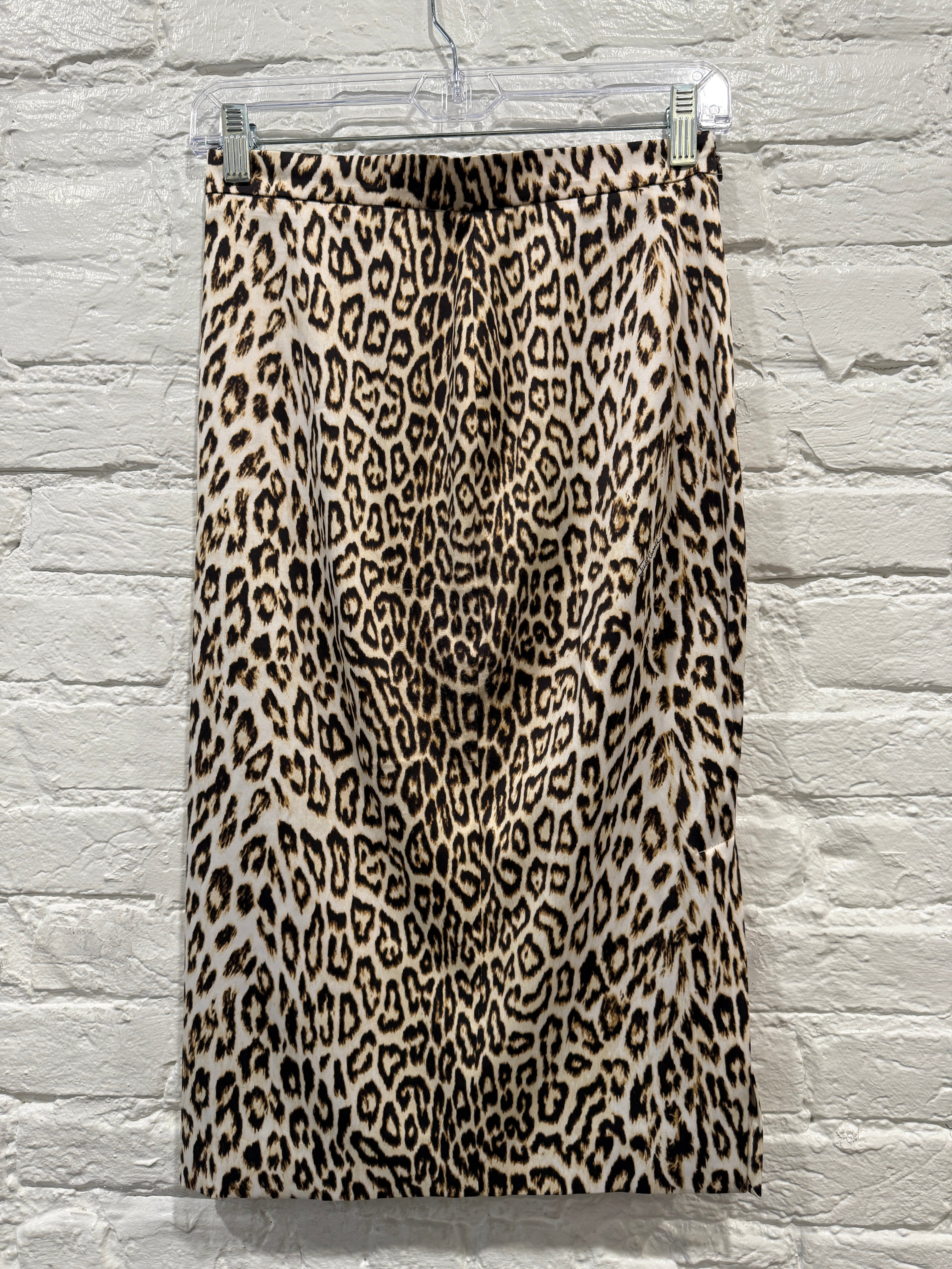 Cavalli Cheetah Print Skirt