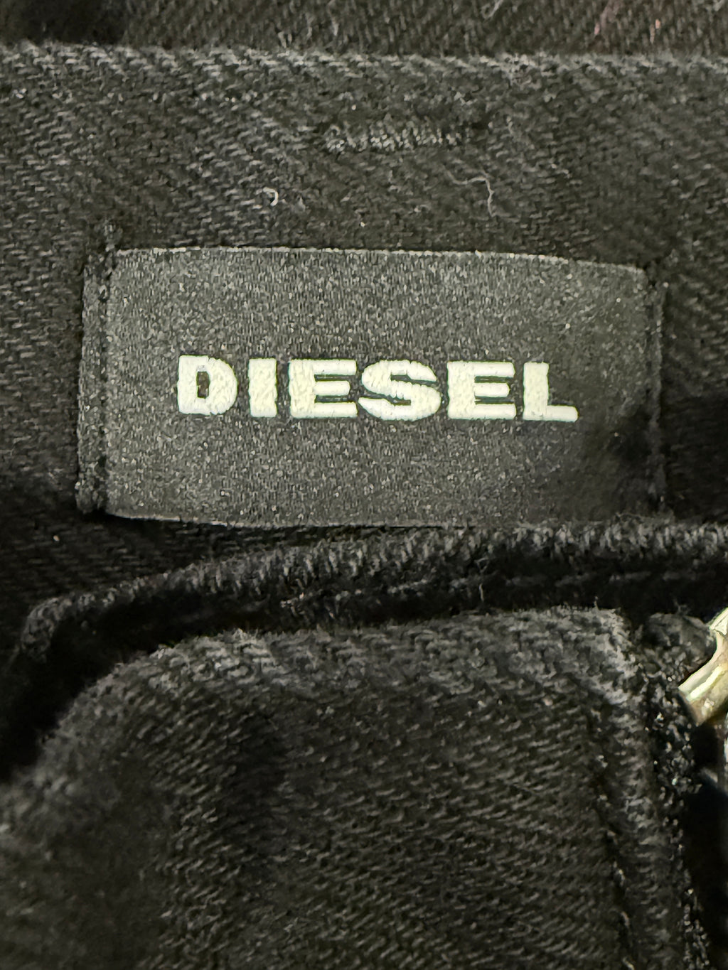 Diesel Black pleated midi