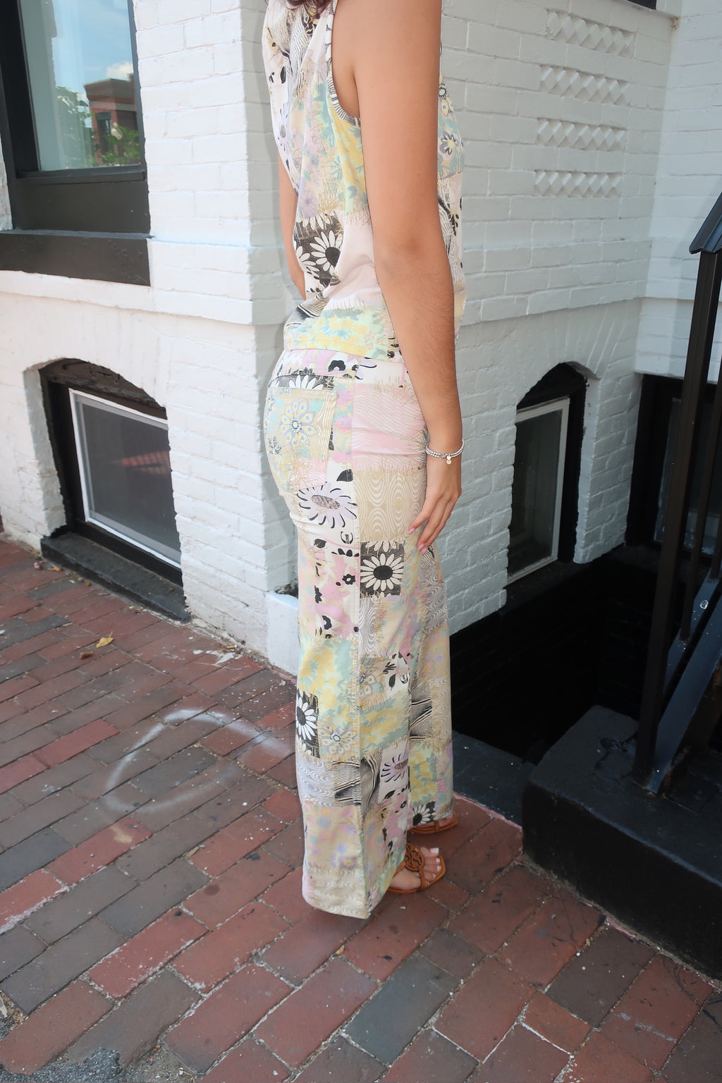 Cavalli Floral Top & Pants Set