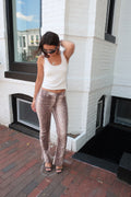 Moschino Snakeskin Print Pants