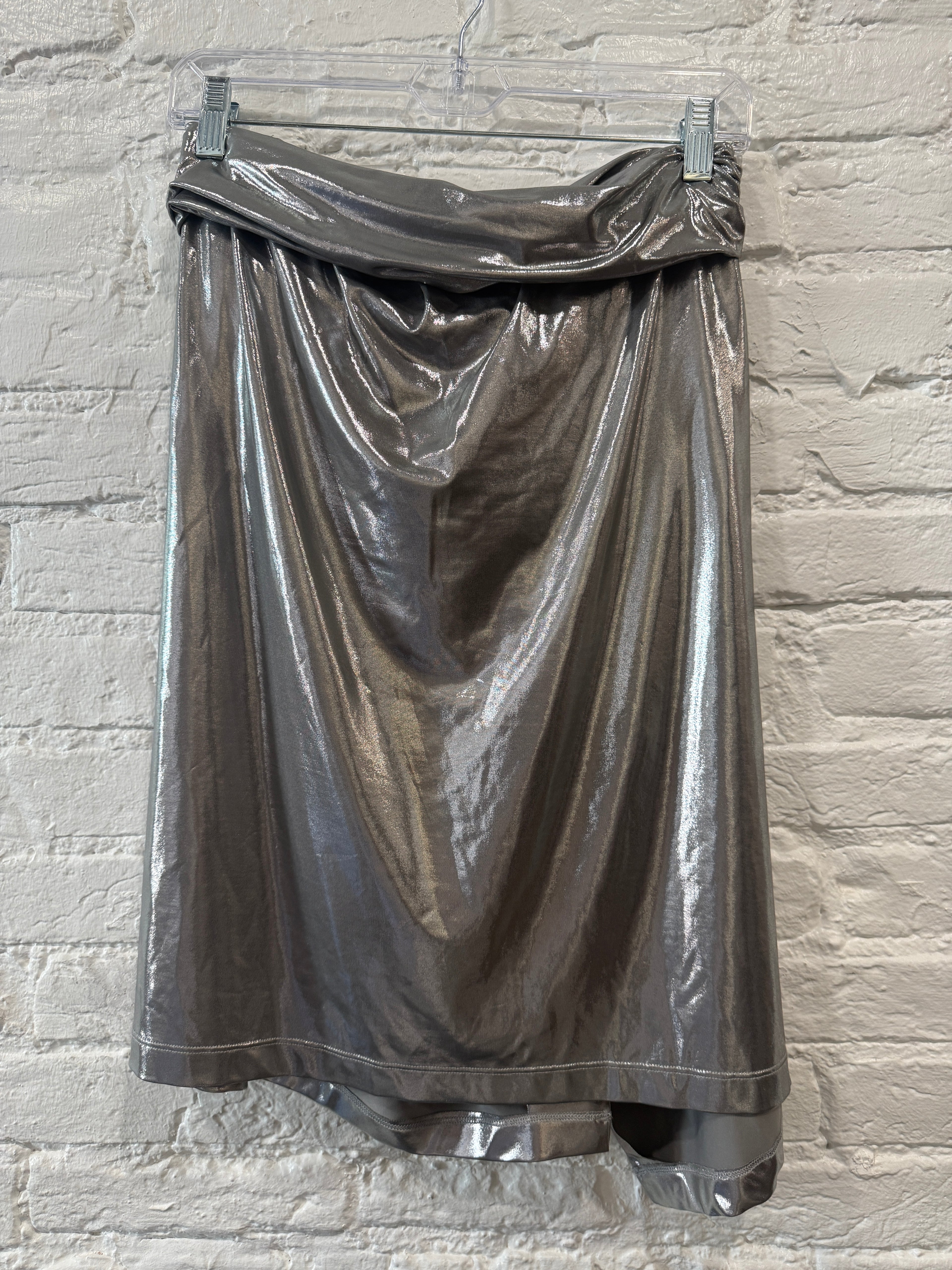 Diesel Metalic 
Silver Skirt