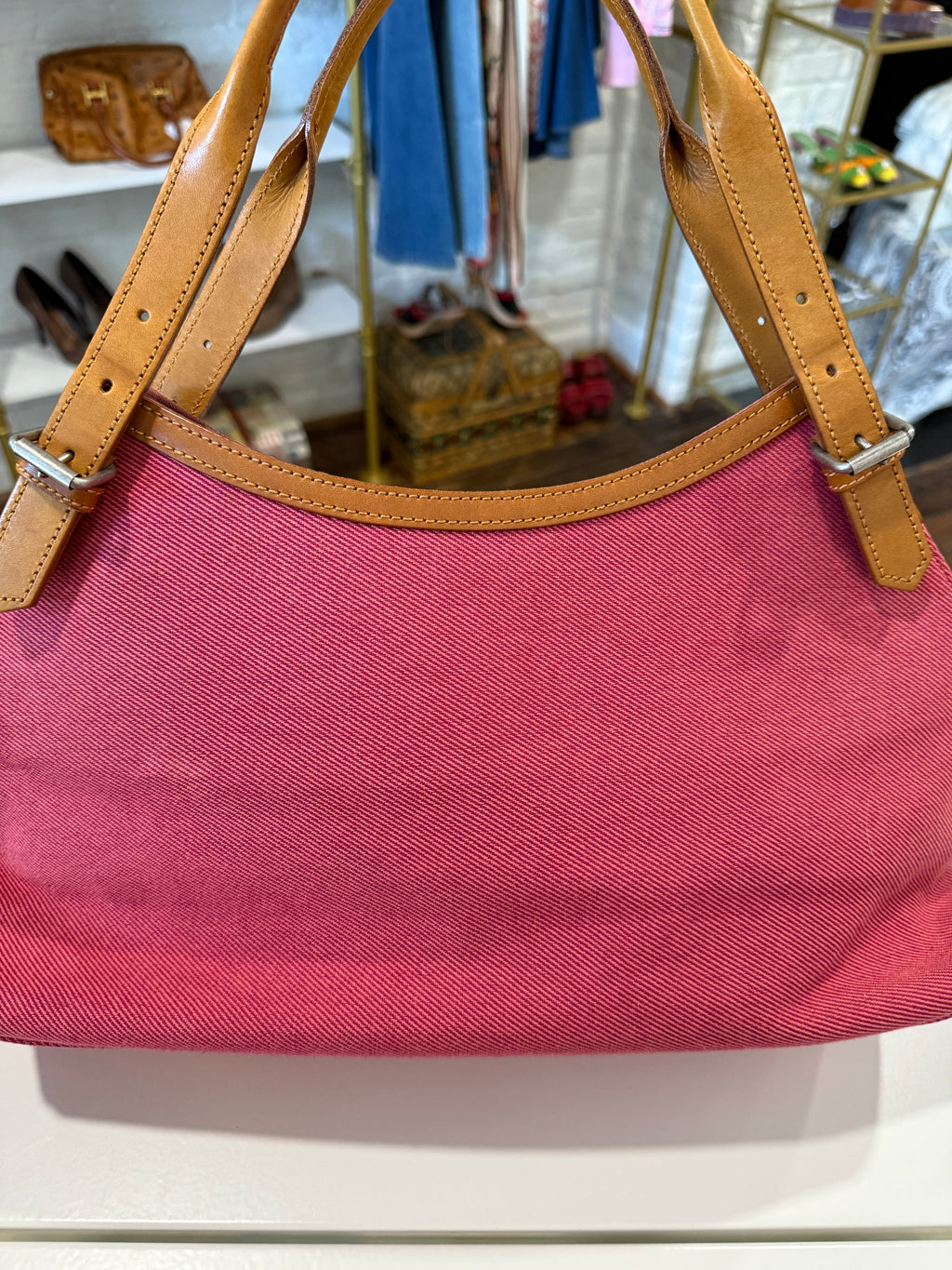 Burberry London Blue label pink