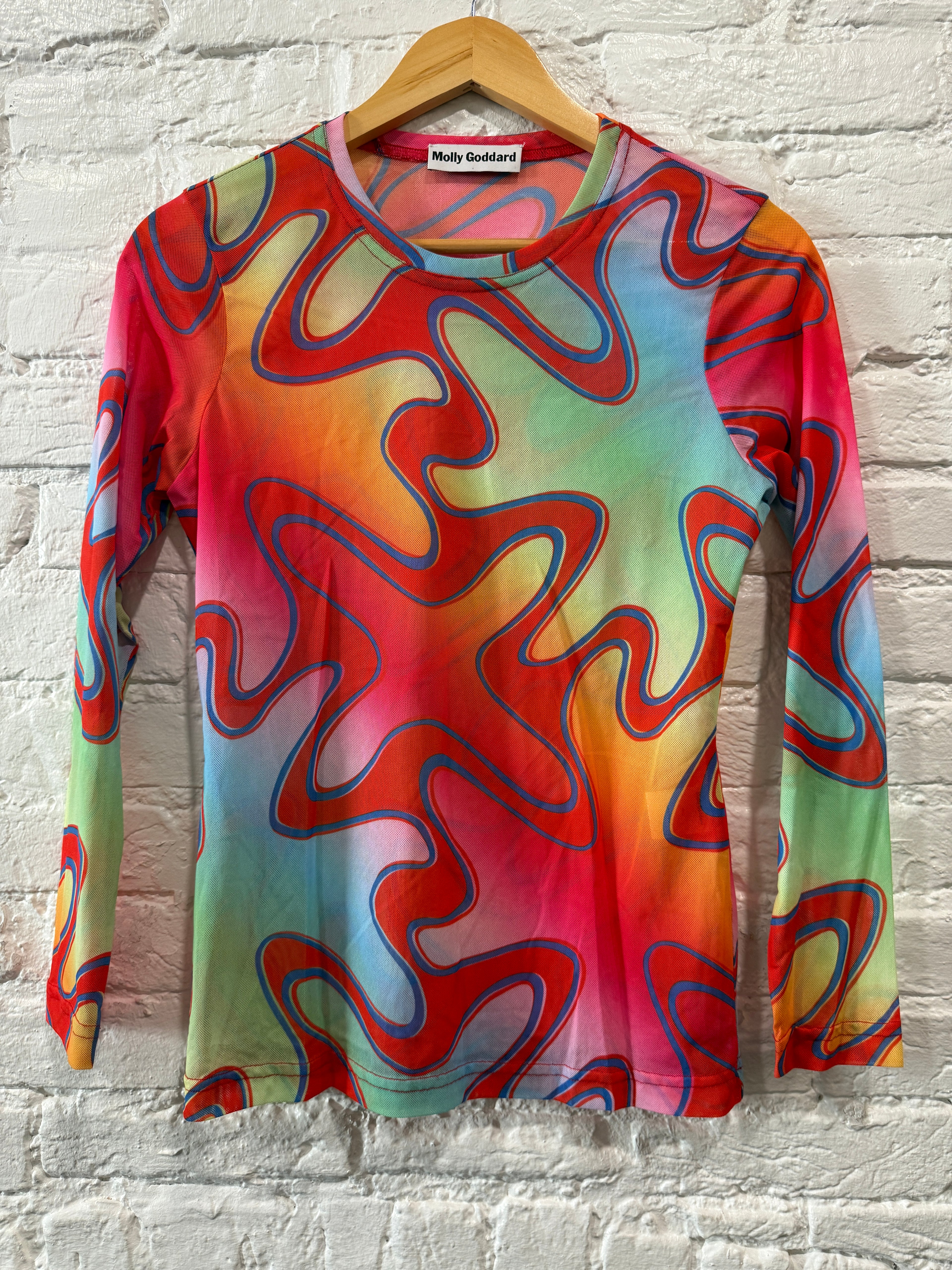 Molly Goddard Freddie Mesh Top