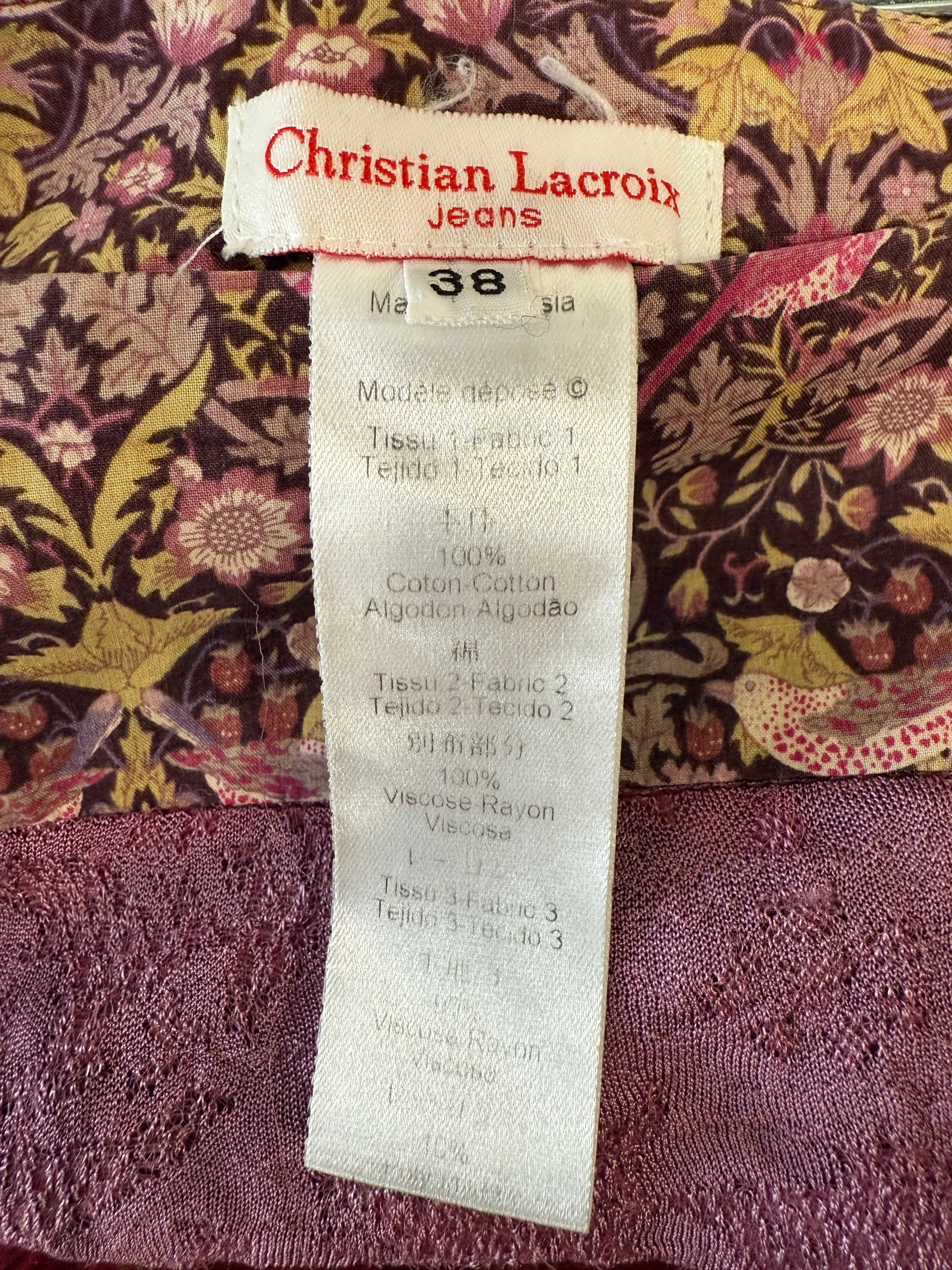 Rare Christian Lacroix
Layered Skirt