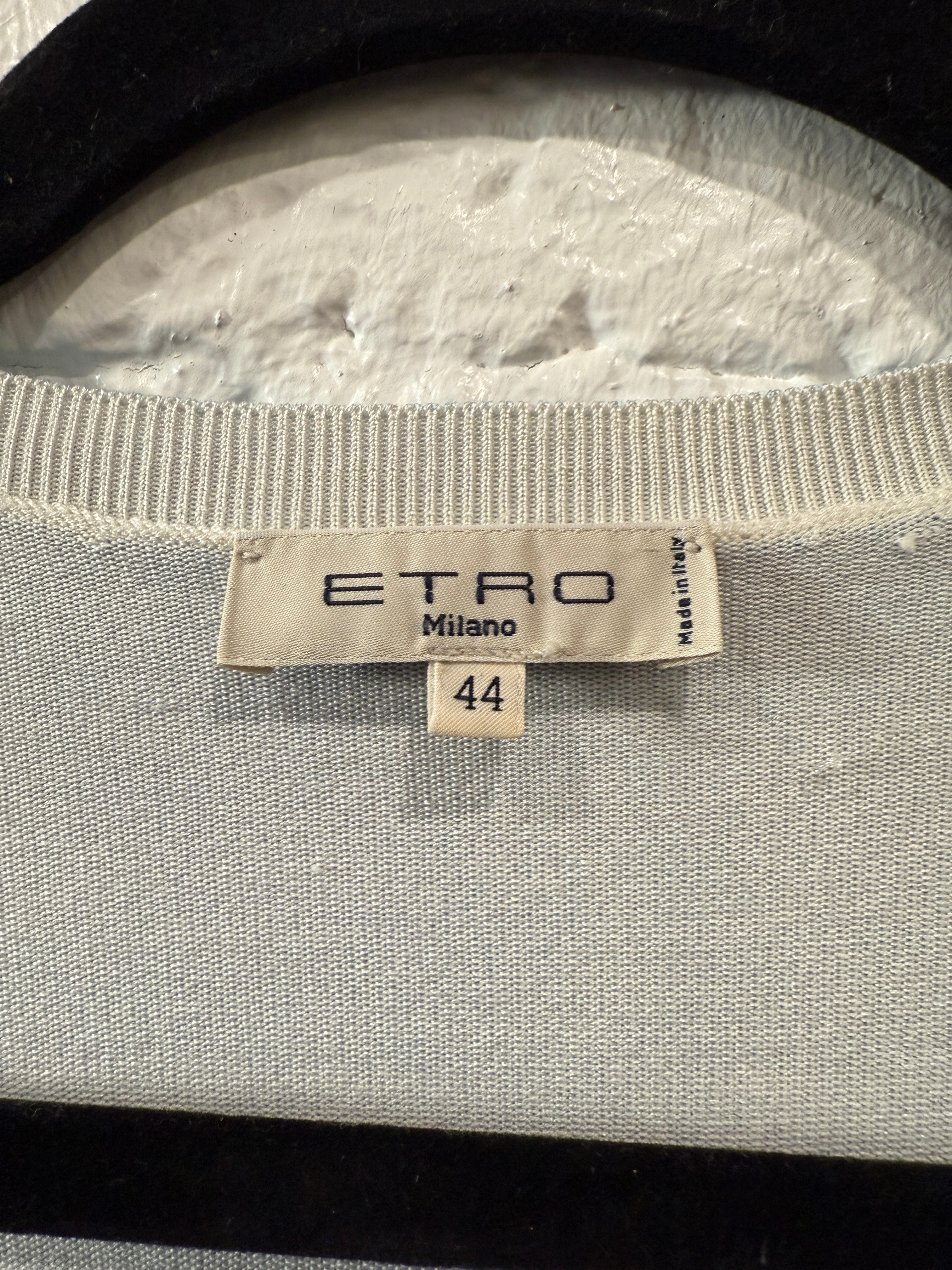 ETRO Silk  
Blue Sweater