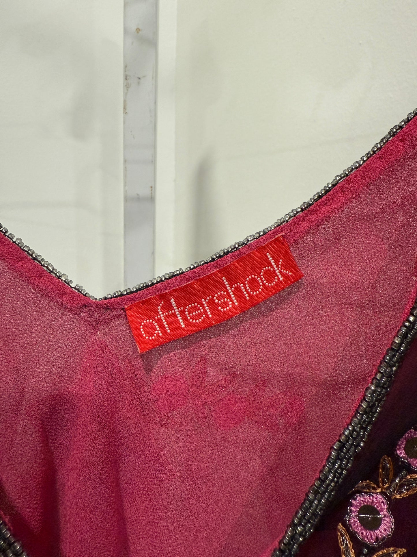Aftershock beaded sequin top