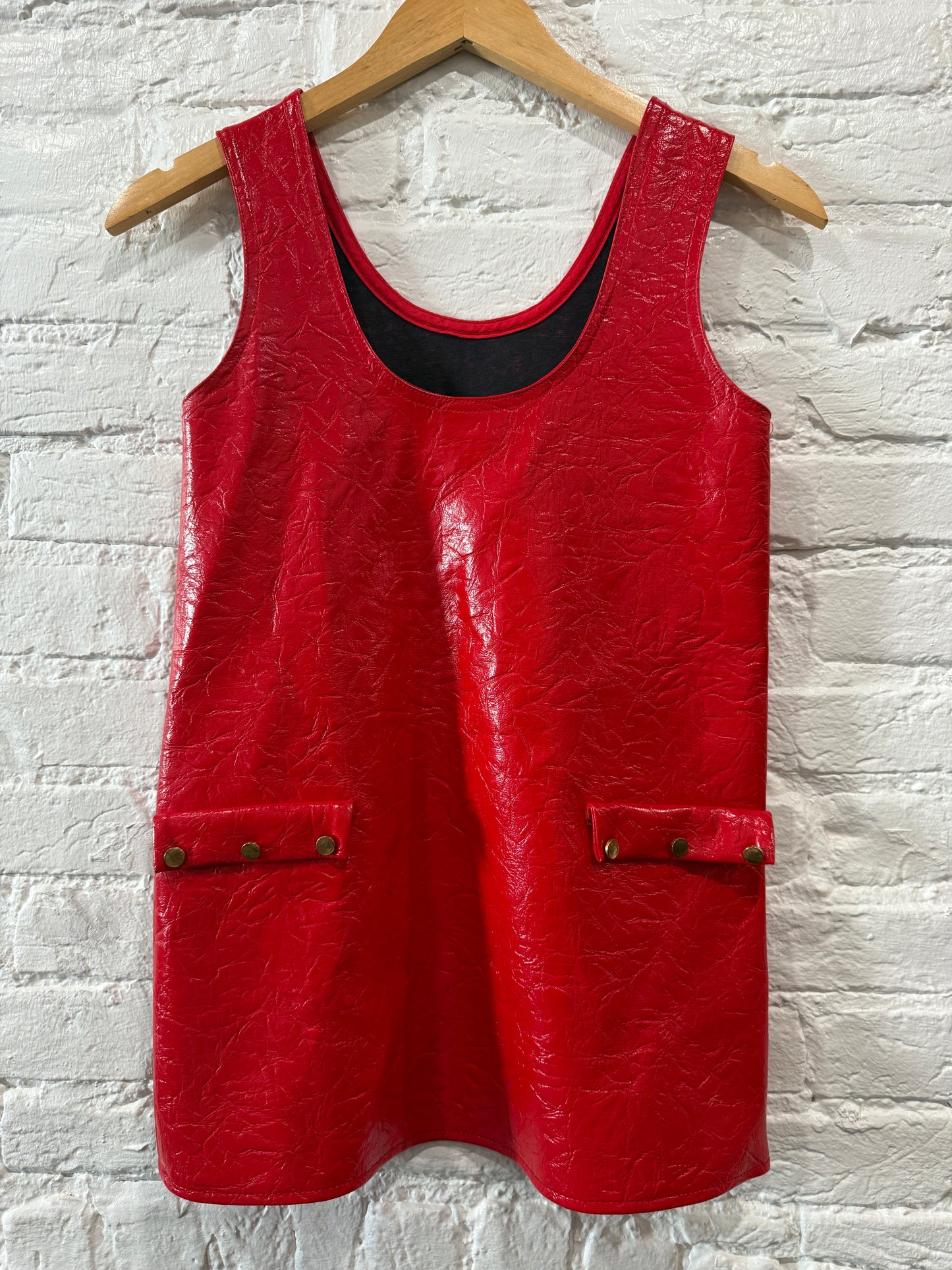 Euro Custom Red Leather Top