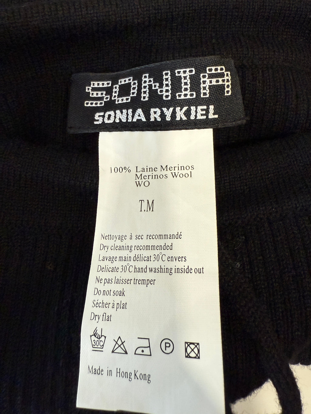 Sonia Rykiel Knit Black Skirt