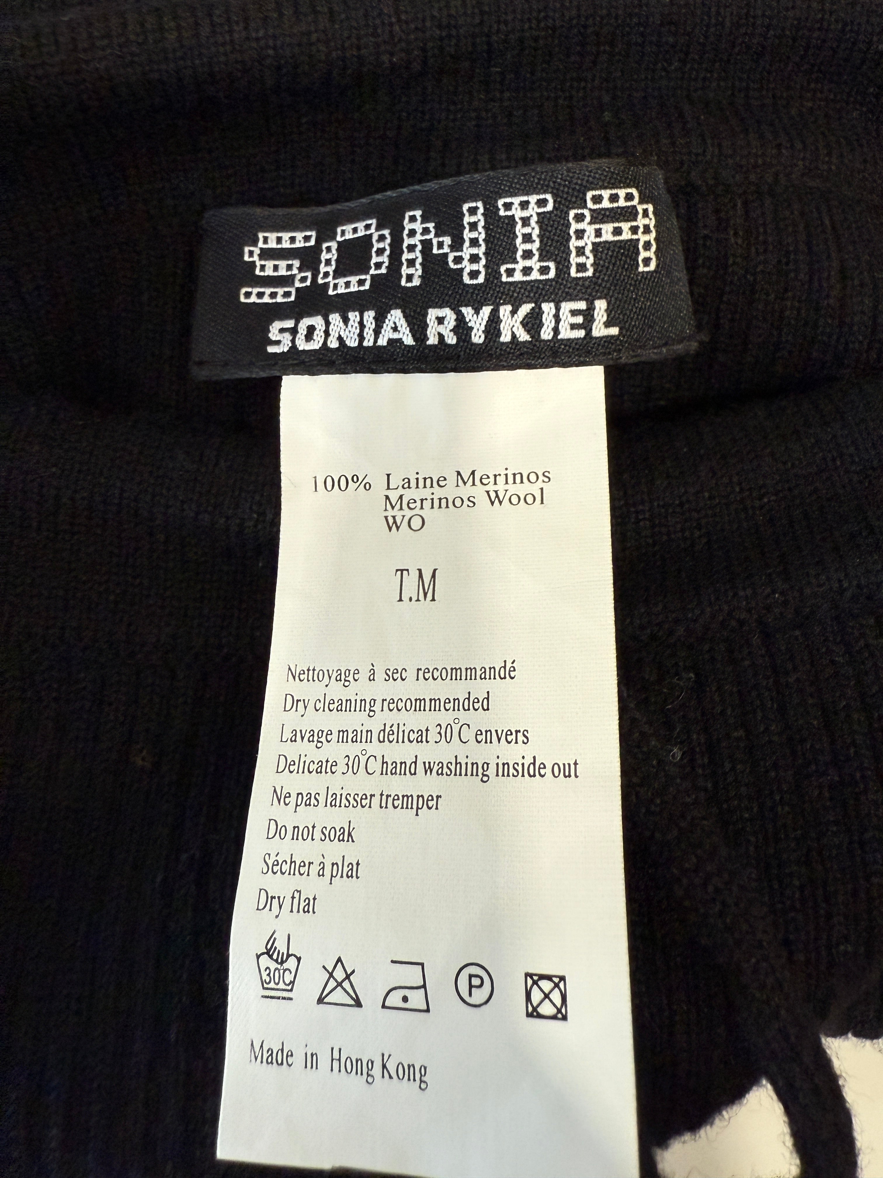 Sonia Rykiel Knit Black Skirt