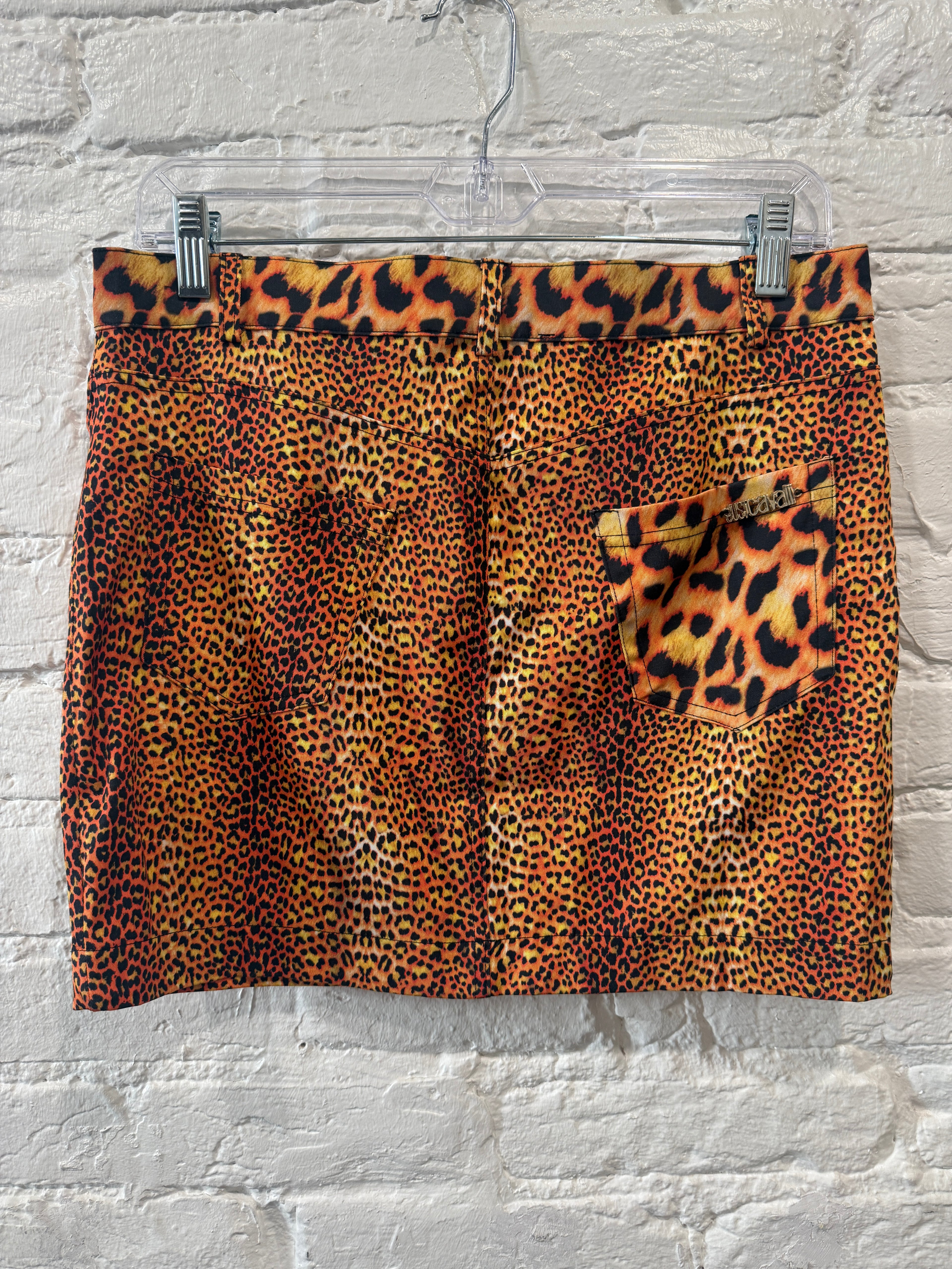 Just Cavalli Animal 
Print Mini Skirt