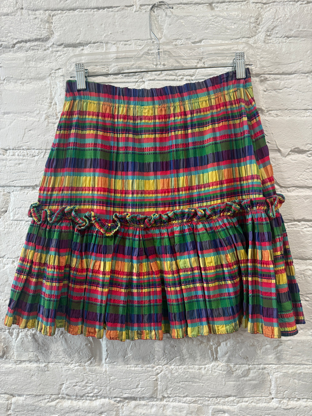 Christian Lacroix Plaid Skirt