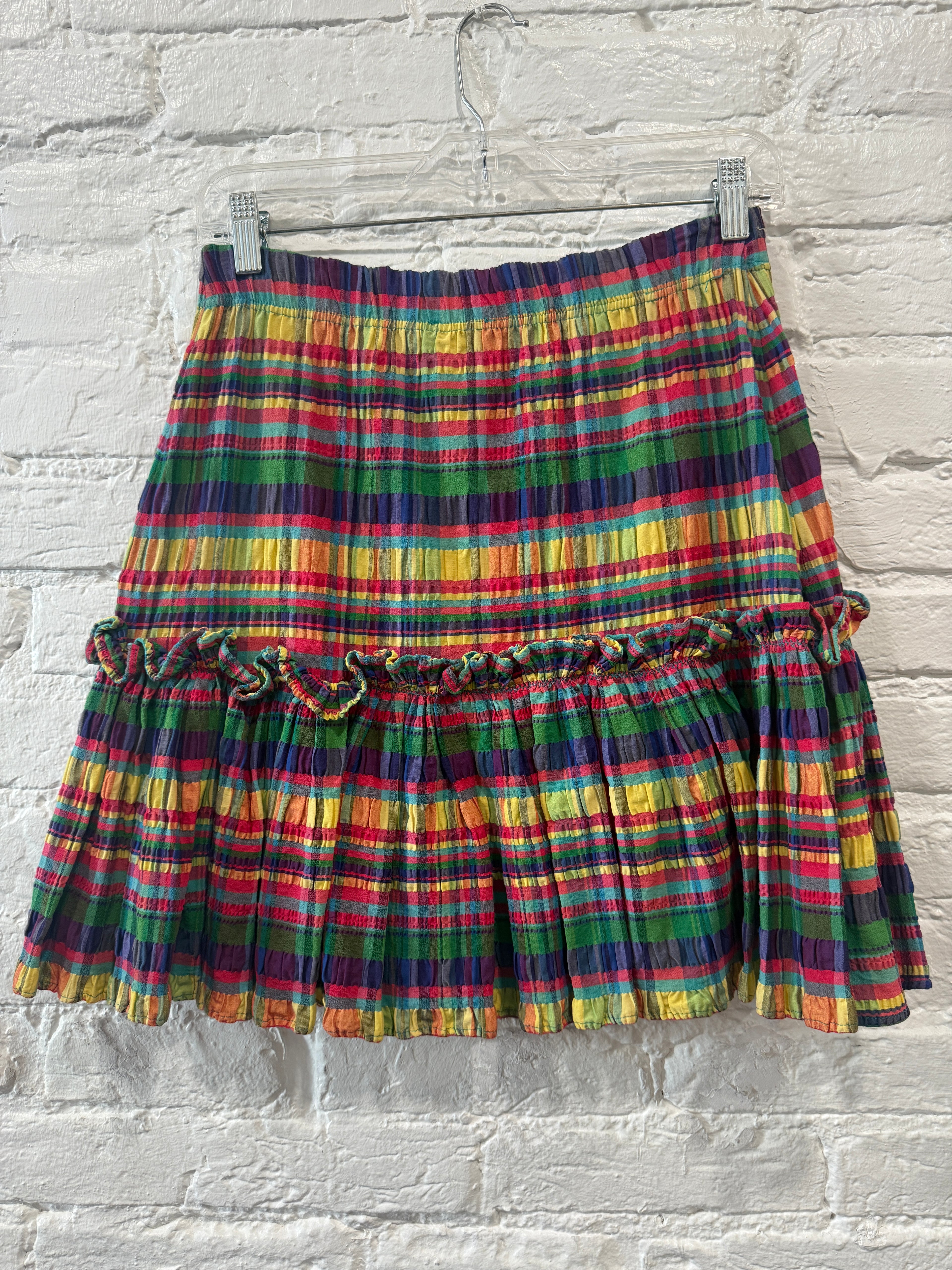 Christian Lacroix Plaid Skirt