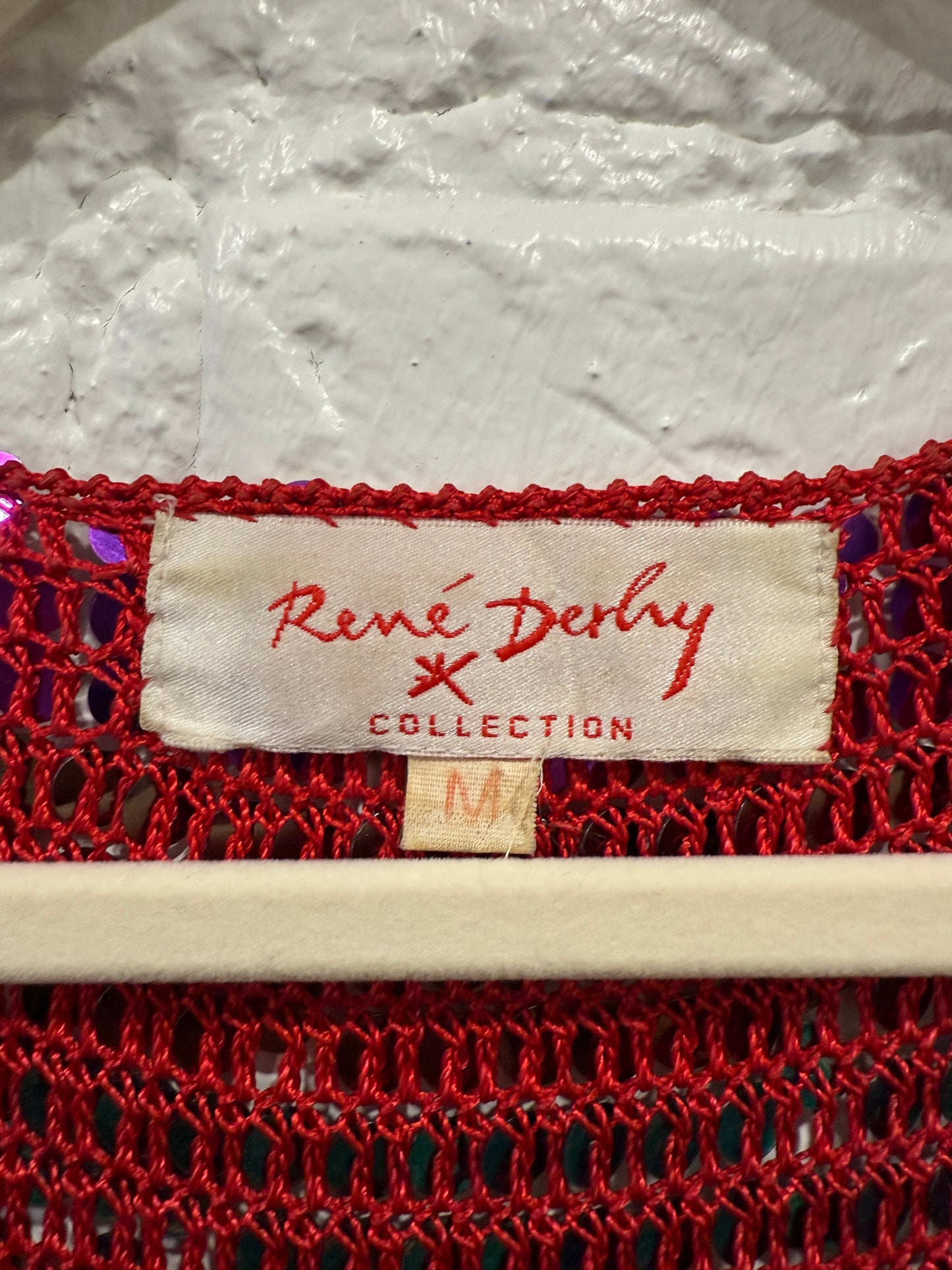 French Sequin Crochet Top