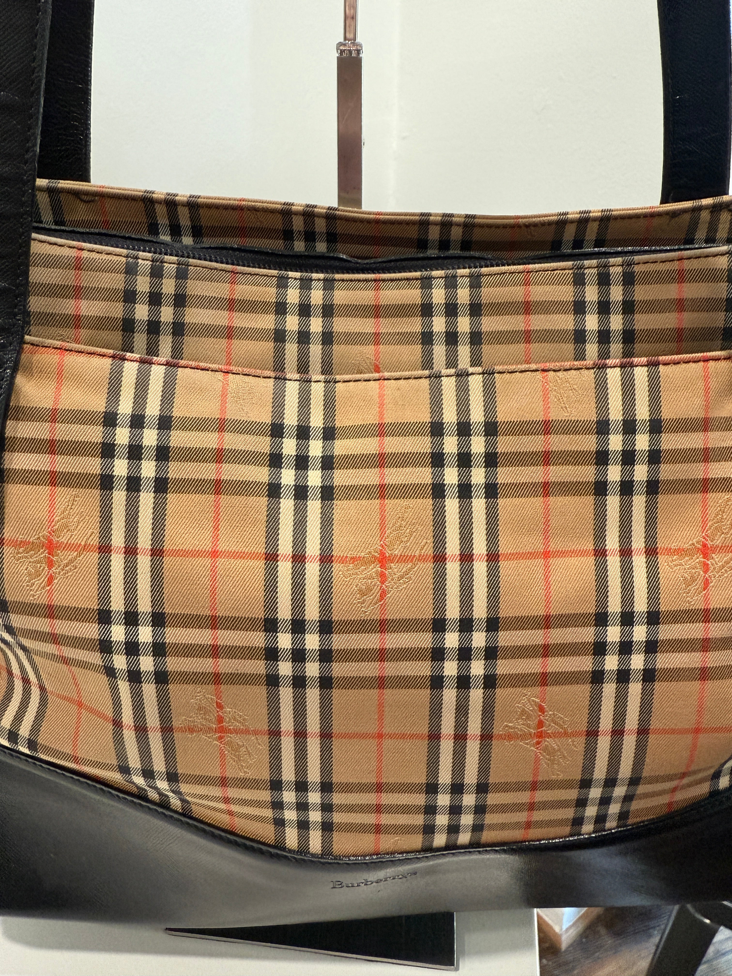 Burberry Plaid Diaper Bag