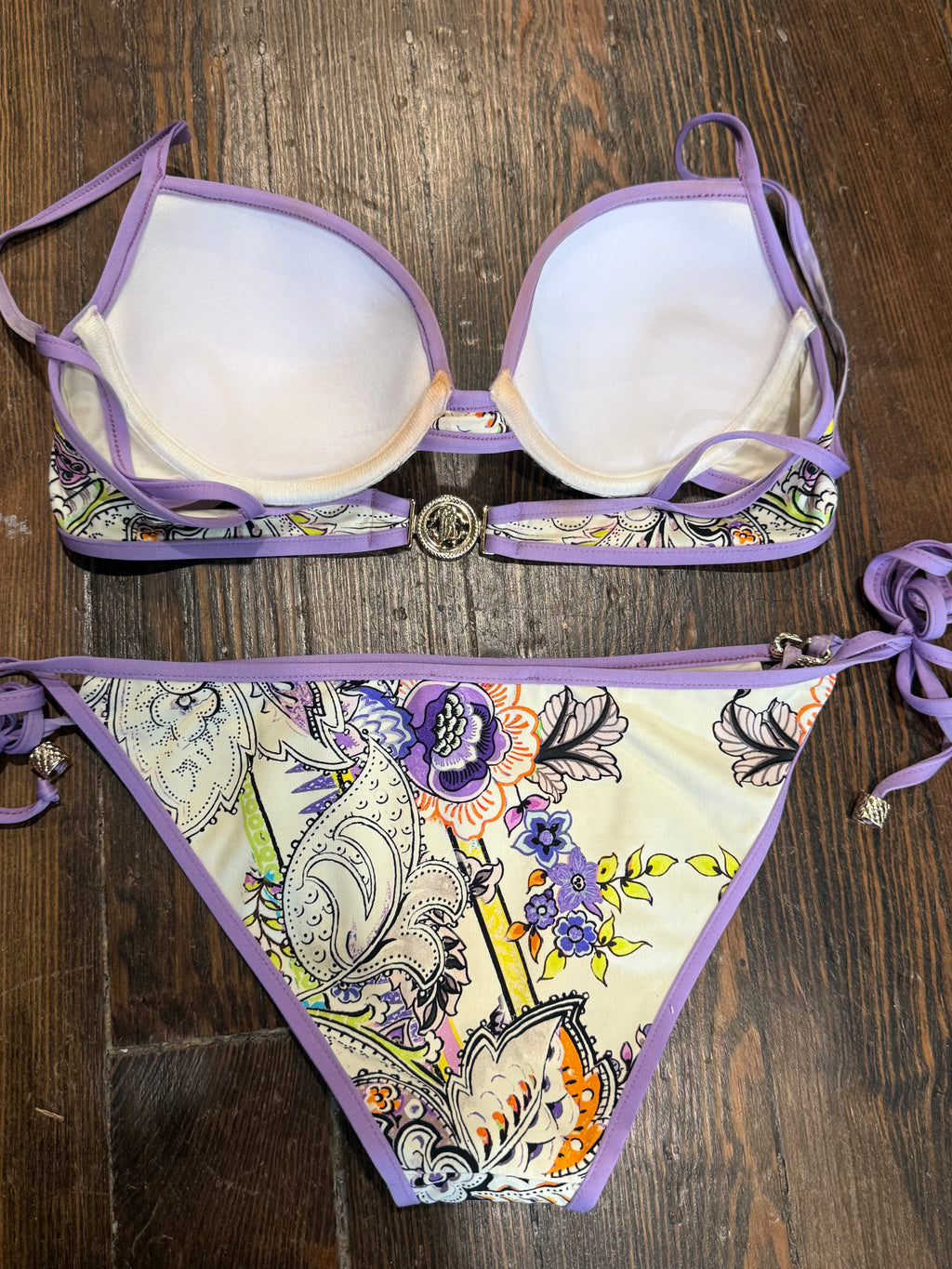 Vtg Cavalli Bikini Set as is