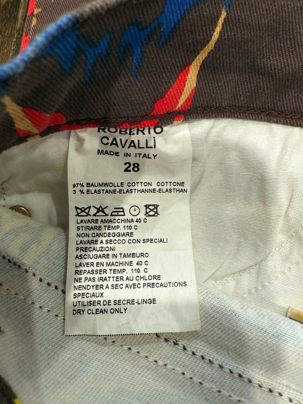 Roberto Cavalli leopard multicolor set