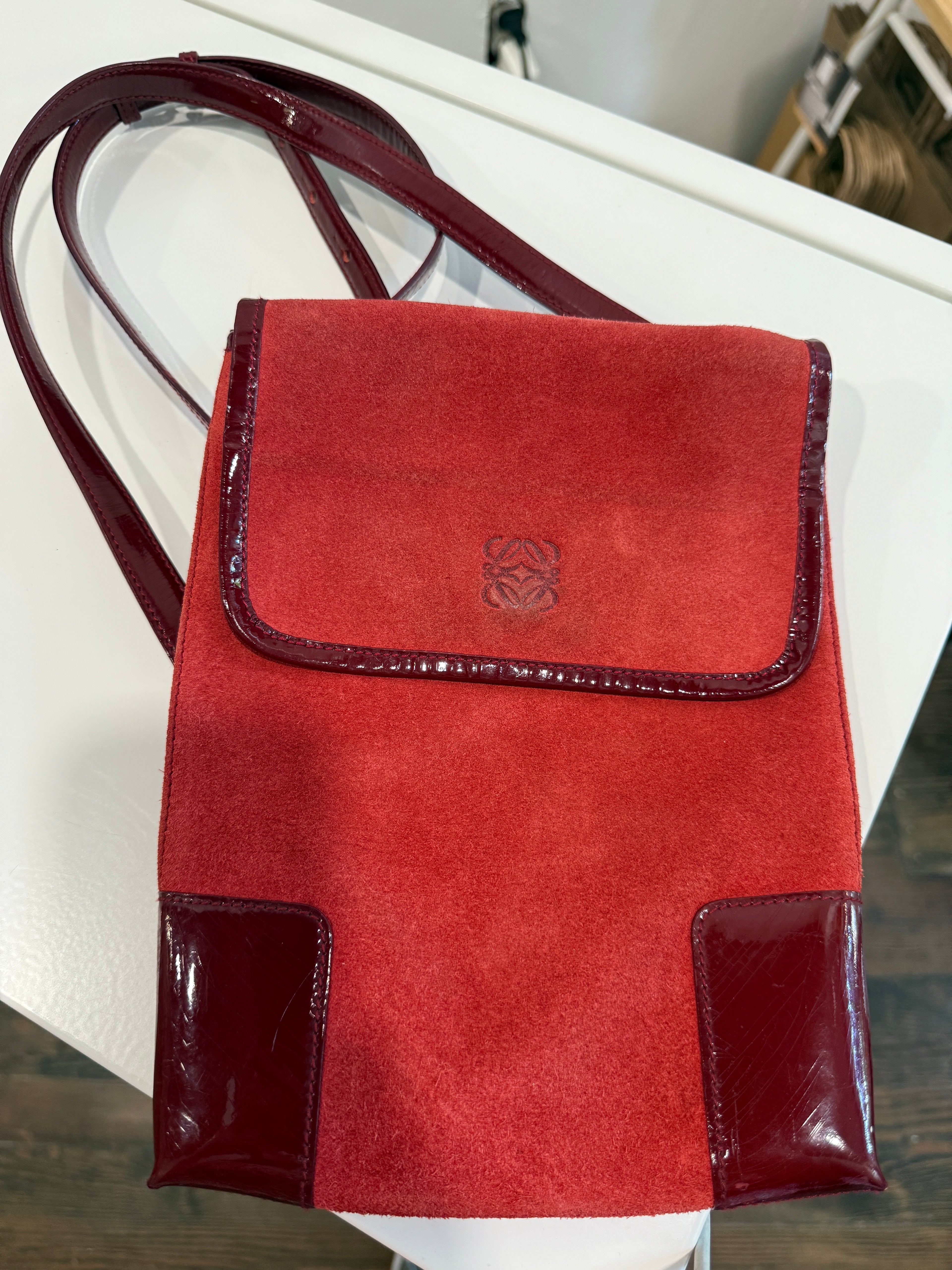 Loewe Suede Crossbody