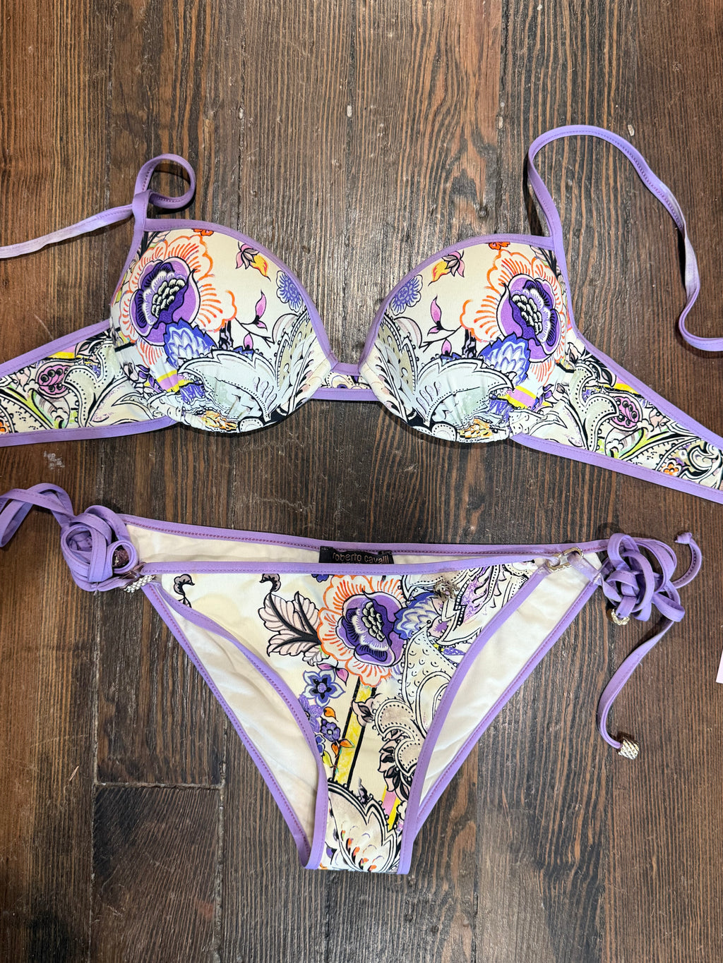 Vtg Cavalli Bikini Set as is