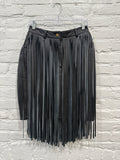 Perry Ellis by Marc Jacobs 1992 Leather Skirt