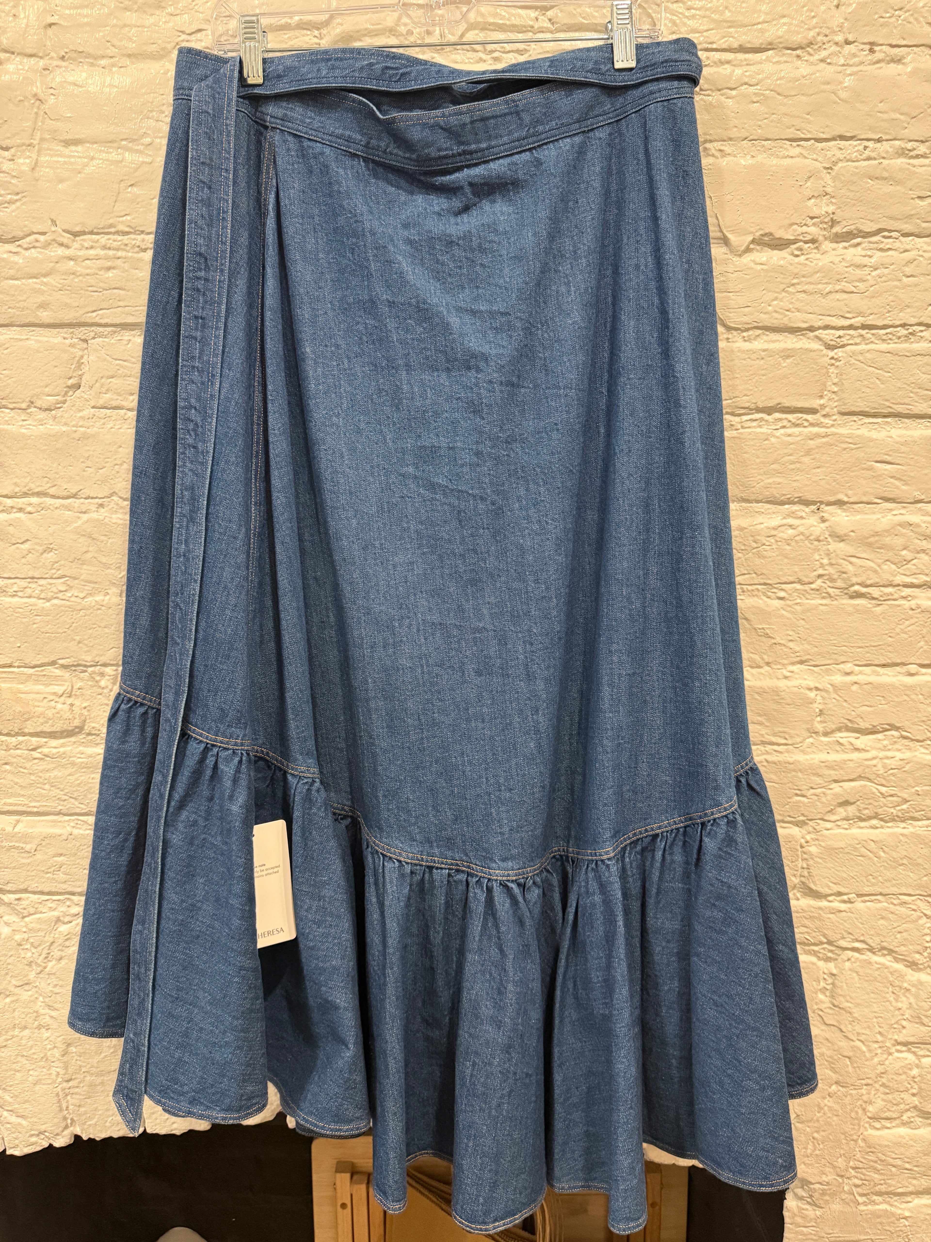 Polo Ralph Lauren 
Denim Wrap Skirt