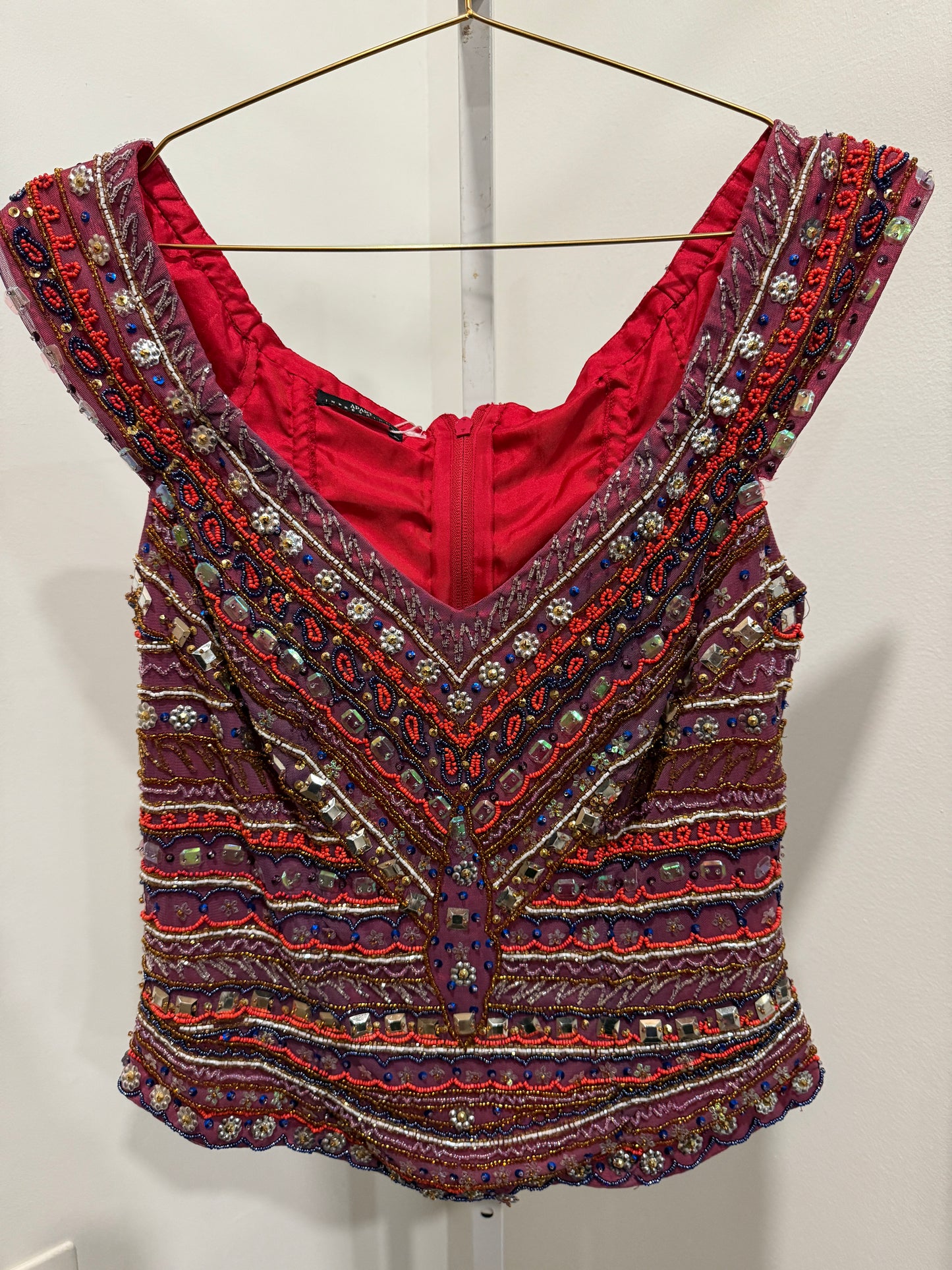 Apart Beaded top