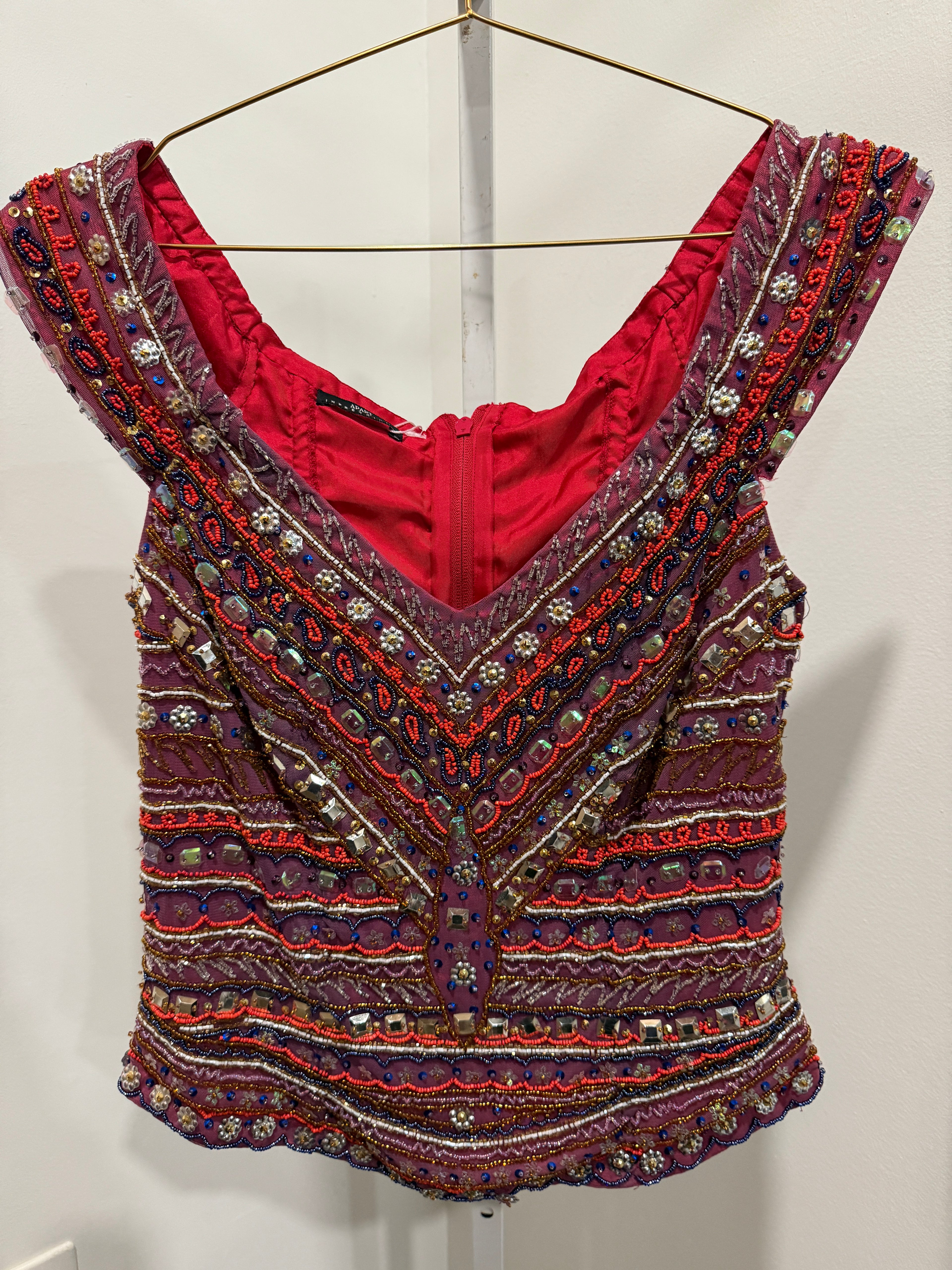 Apart Beaded top
