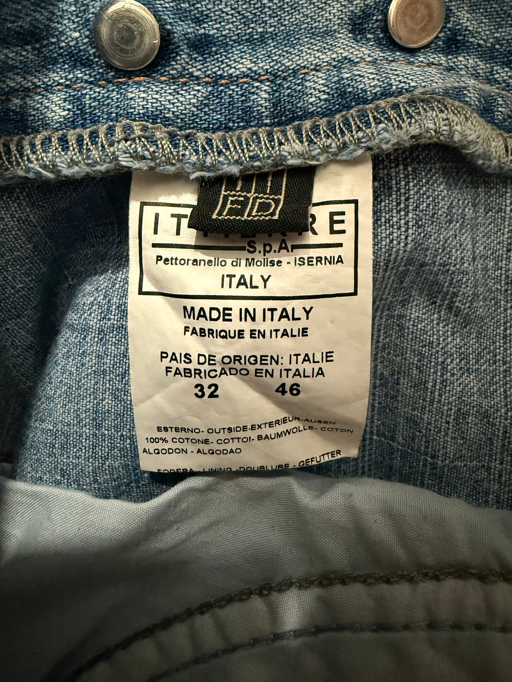 Cavalli button fly  jeans