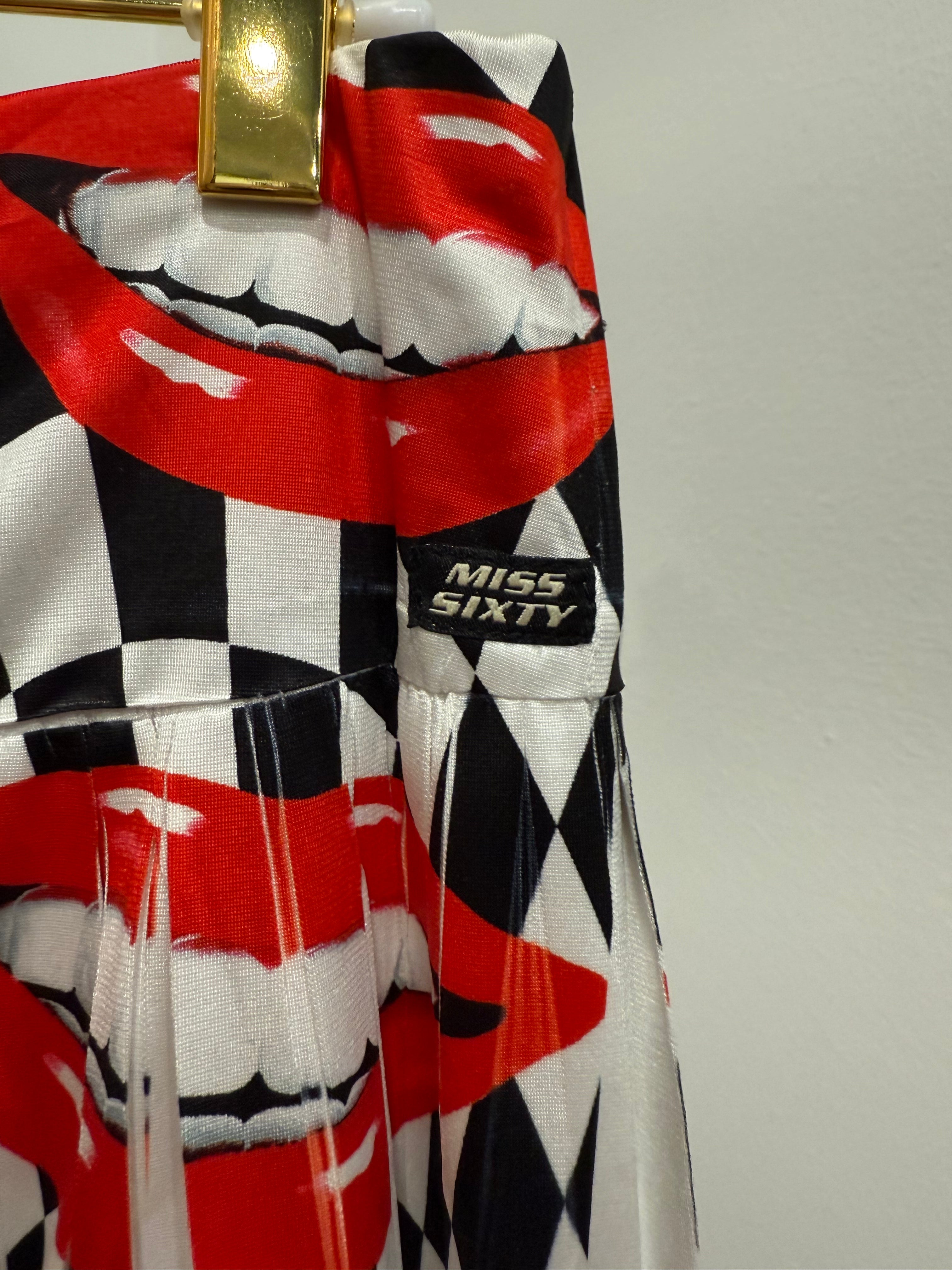 Miss Sixty Iconic
Lip Print Skirt