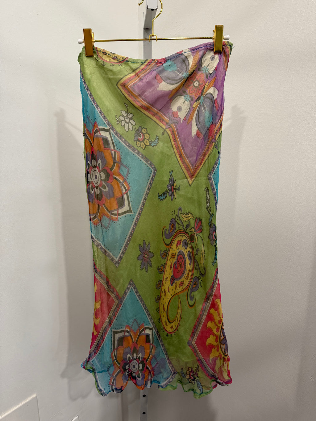 Jeff Galiana silk skirt