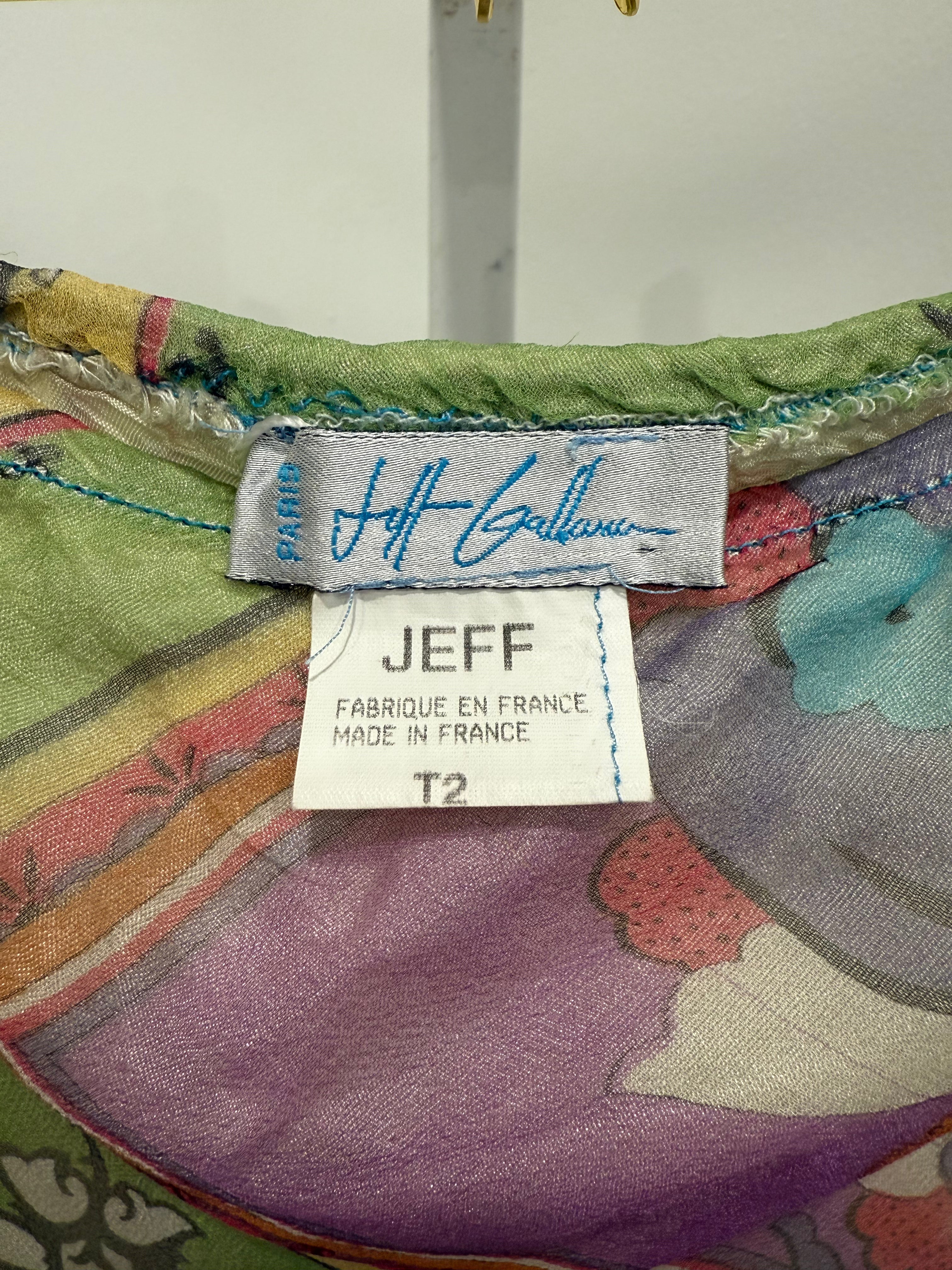 Jeff Galiana silk skirt