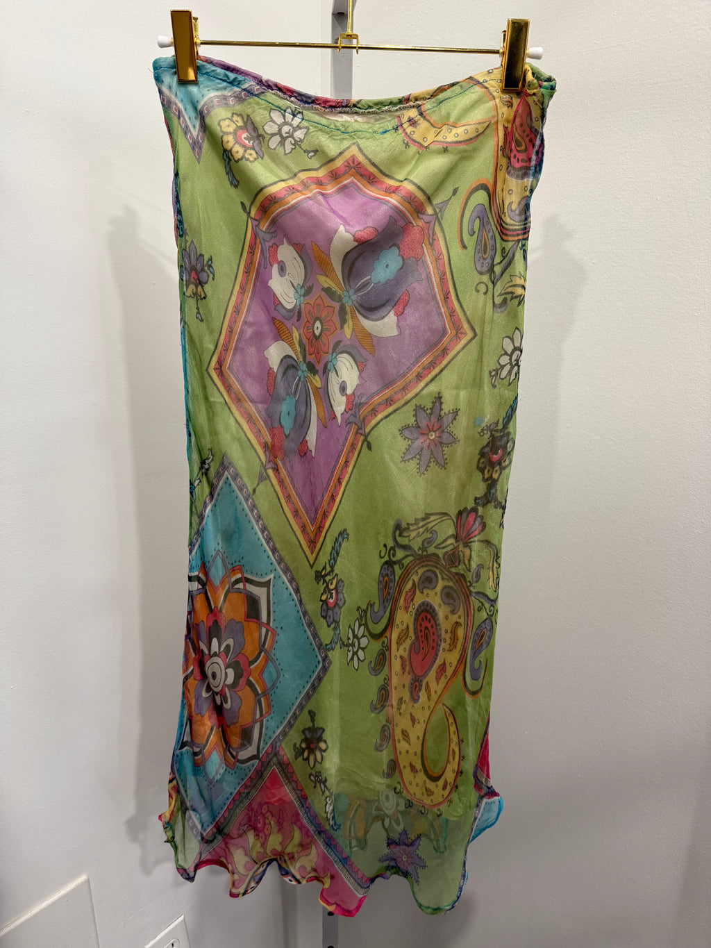 Jeff Galiana silk skirt