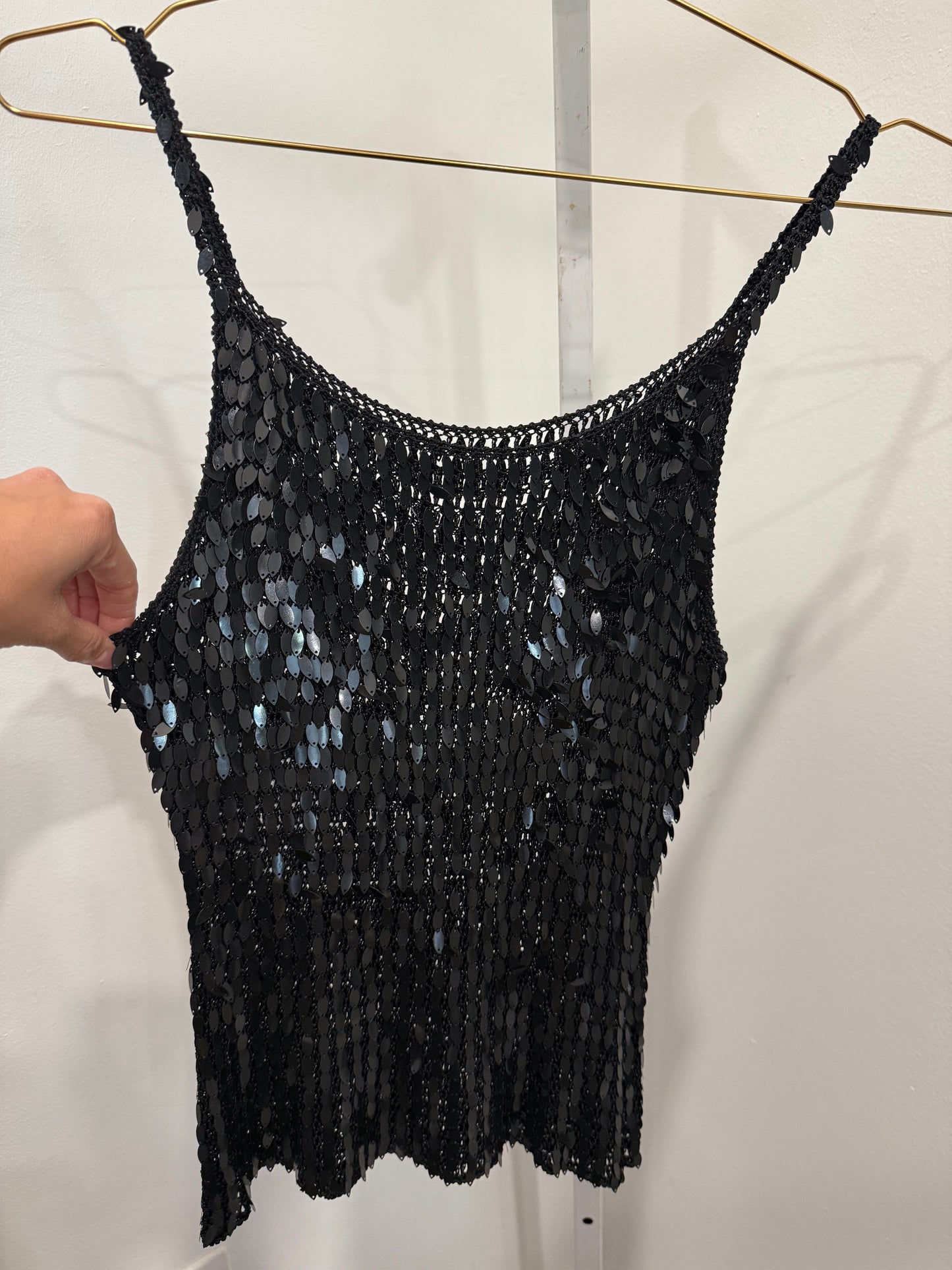 Black crochett top