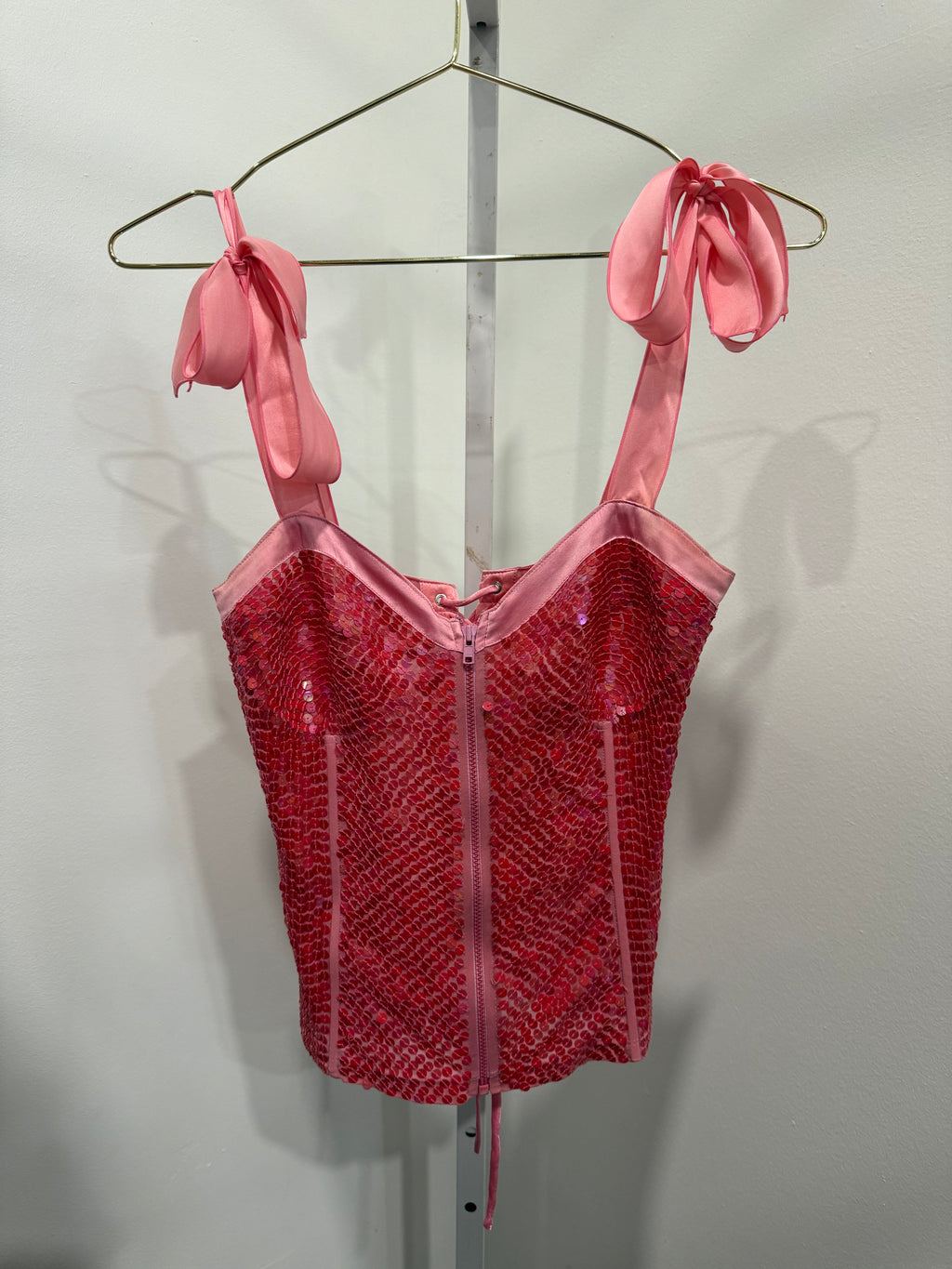 Pinko sequin pink top