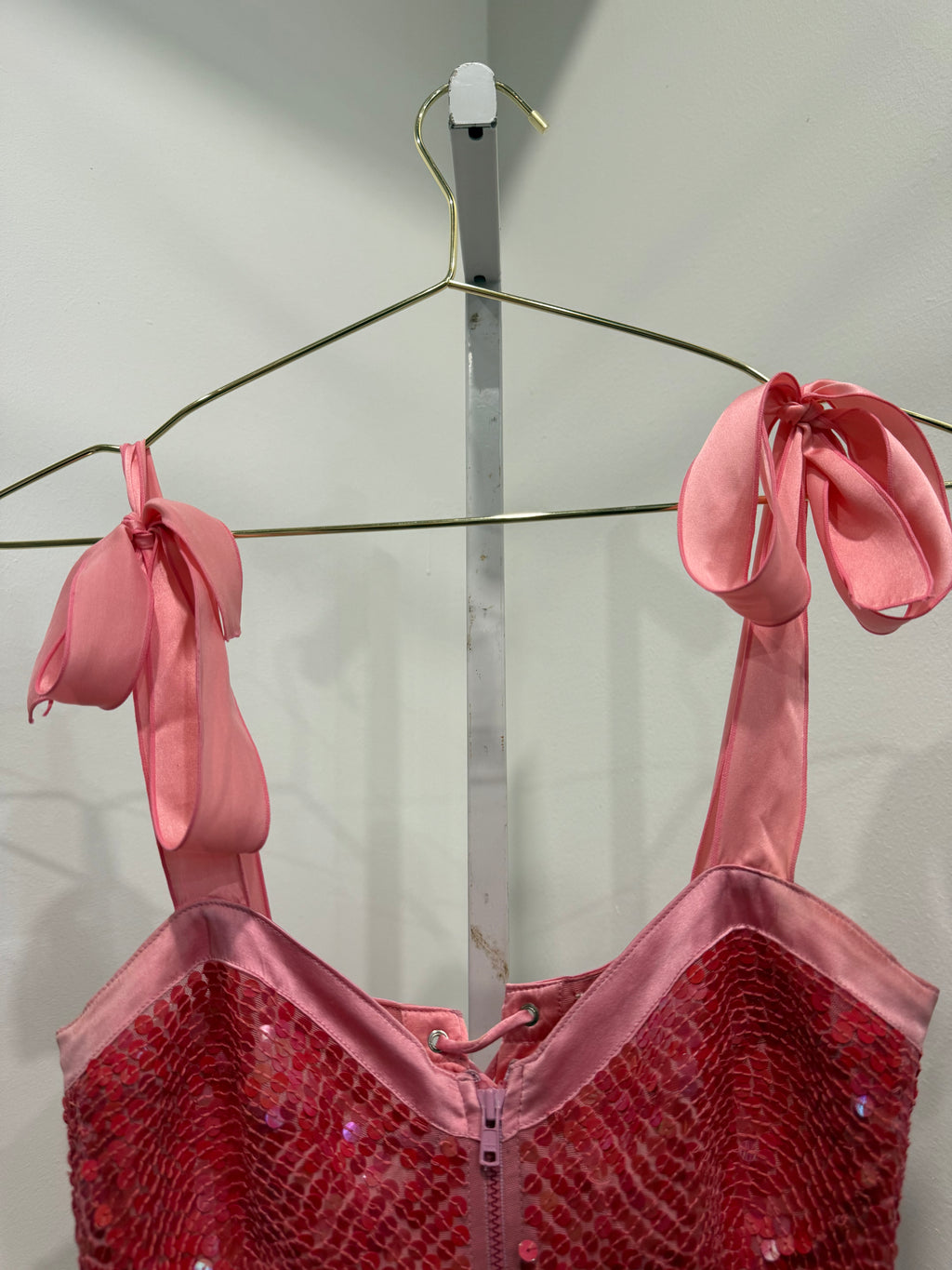 Pinko sequin pink top