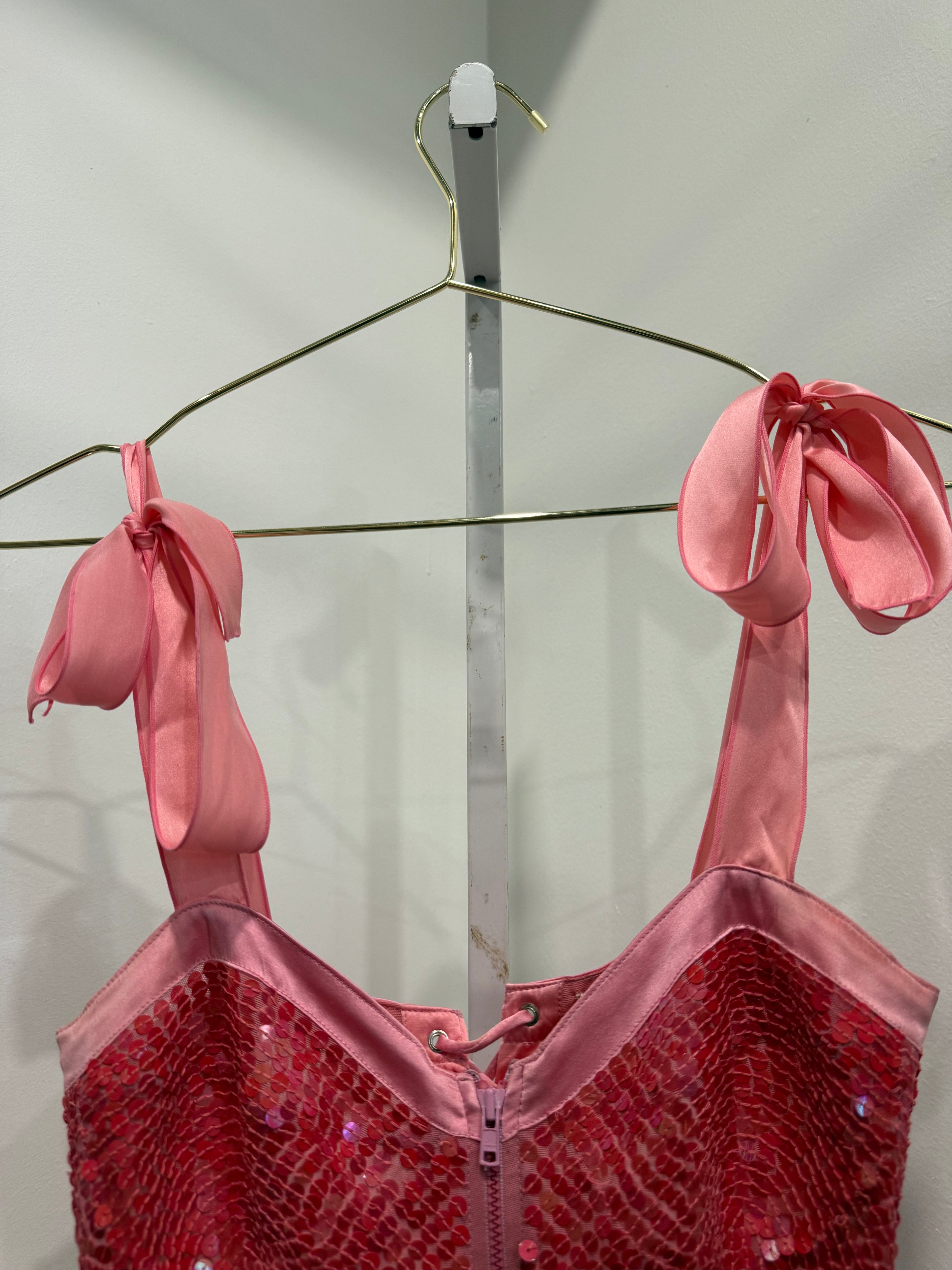 Pinko sequin pink top