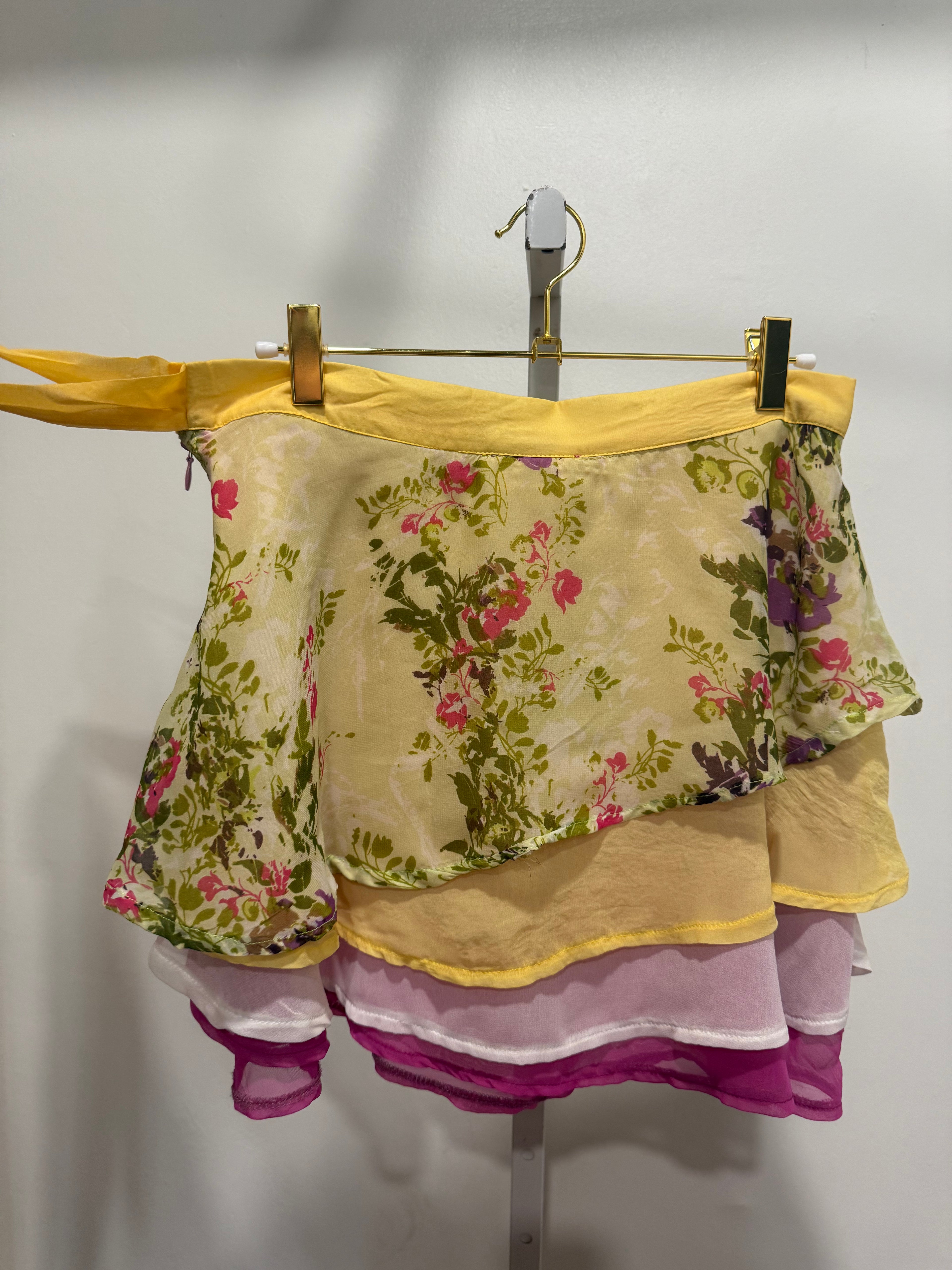 Floral silk Halter set